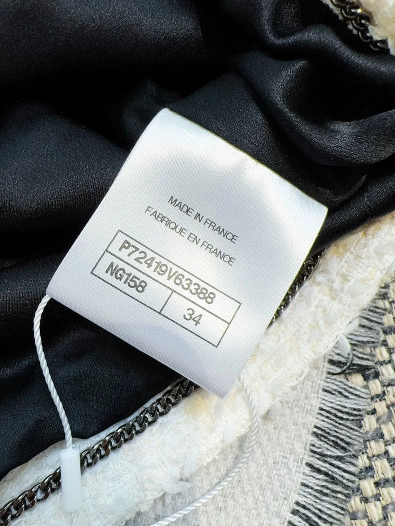 Chanel Chanel Black White Short Jacket Size S / US 4 / IT 40 - 6 Thumbnail
