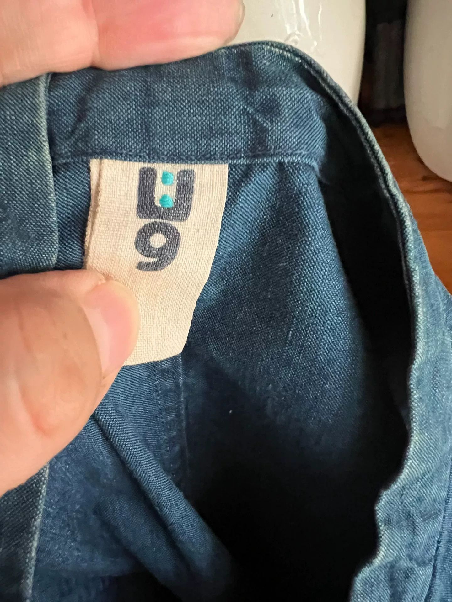 Japanese Brand Denim Vest with Paris Buttons Size M / US 6-8 / IT 42-44 - 8 Thumbnail