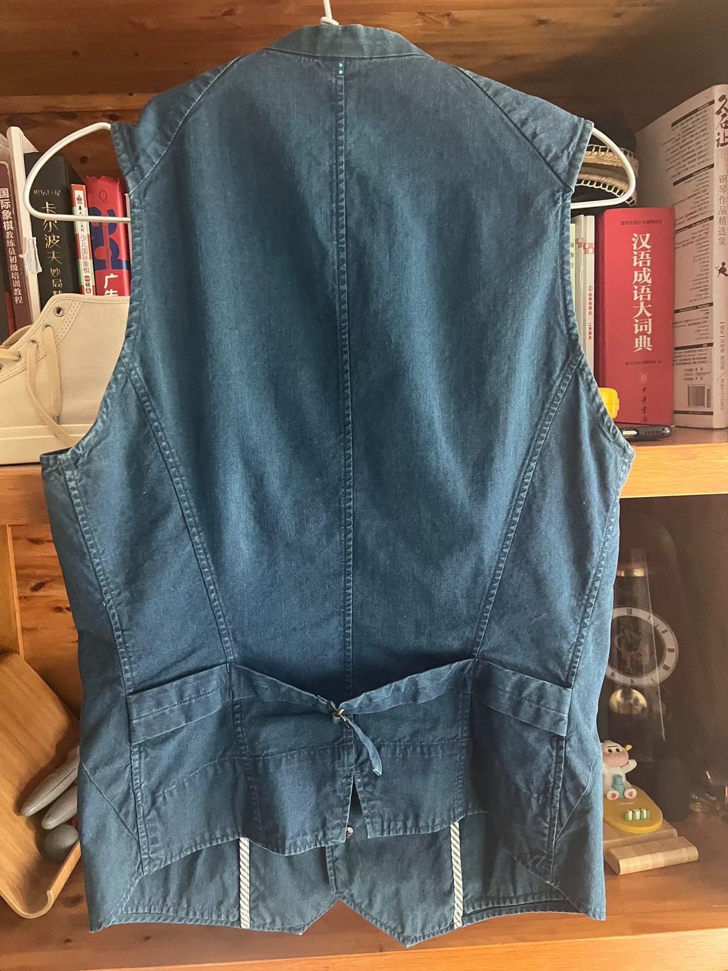 Japanese Brand Denim Vest with Paris Buttons Size M / US 6-8 / IT 42-44 - 5 Thumbnail