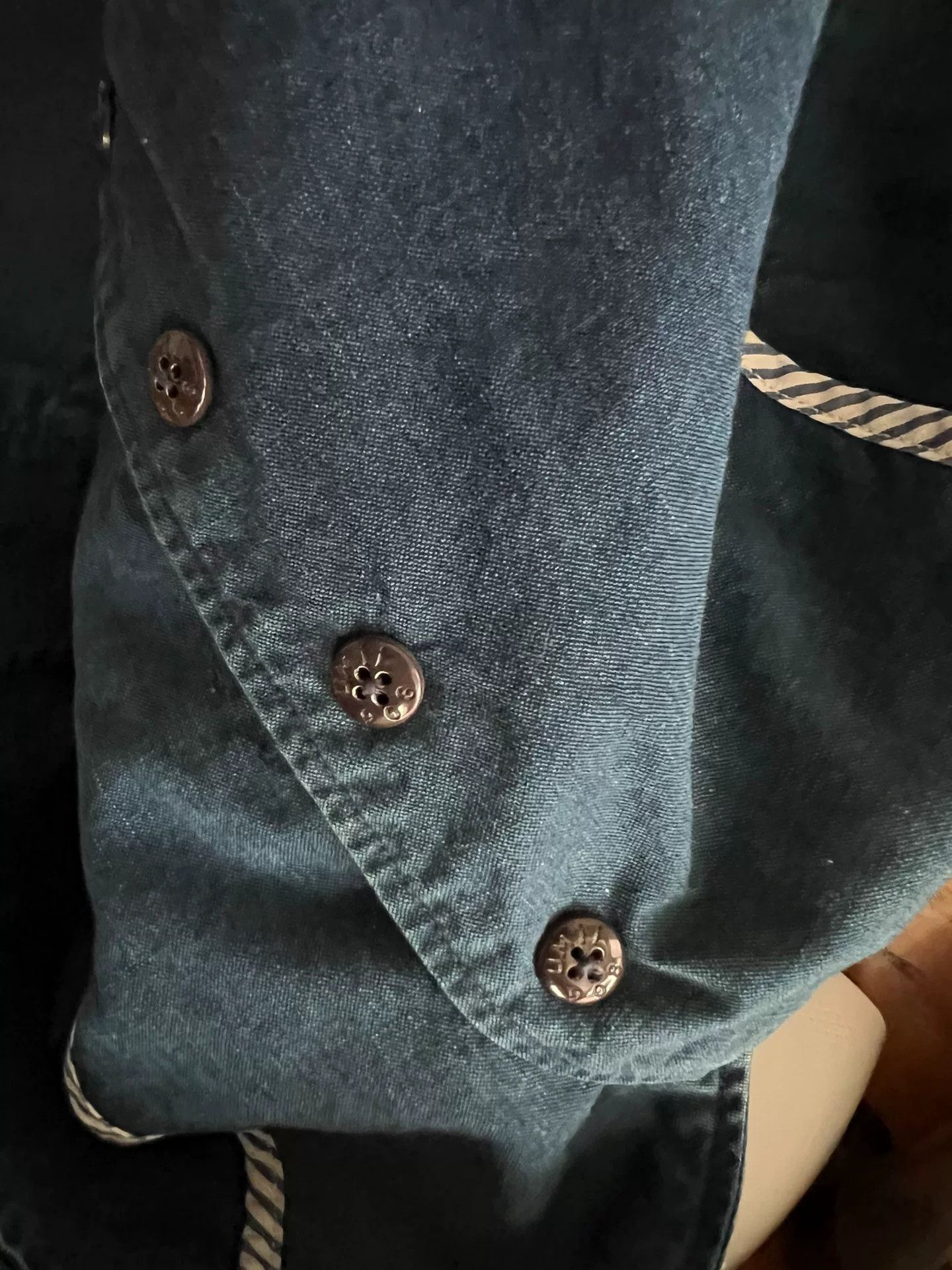 Japanese Brand Denim Vest with Paris Buttons Size M / US 6-8 / IT 42-44 - 7 Thumbnail