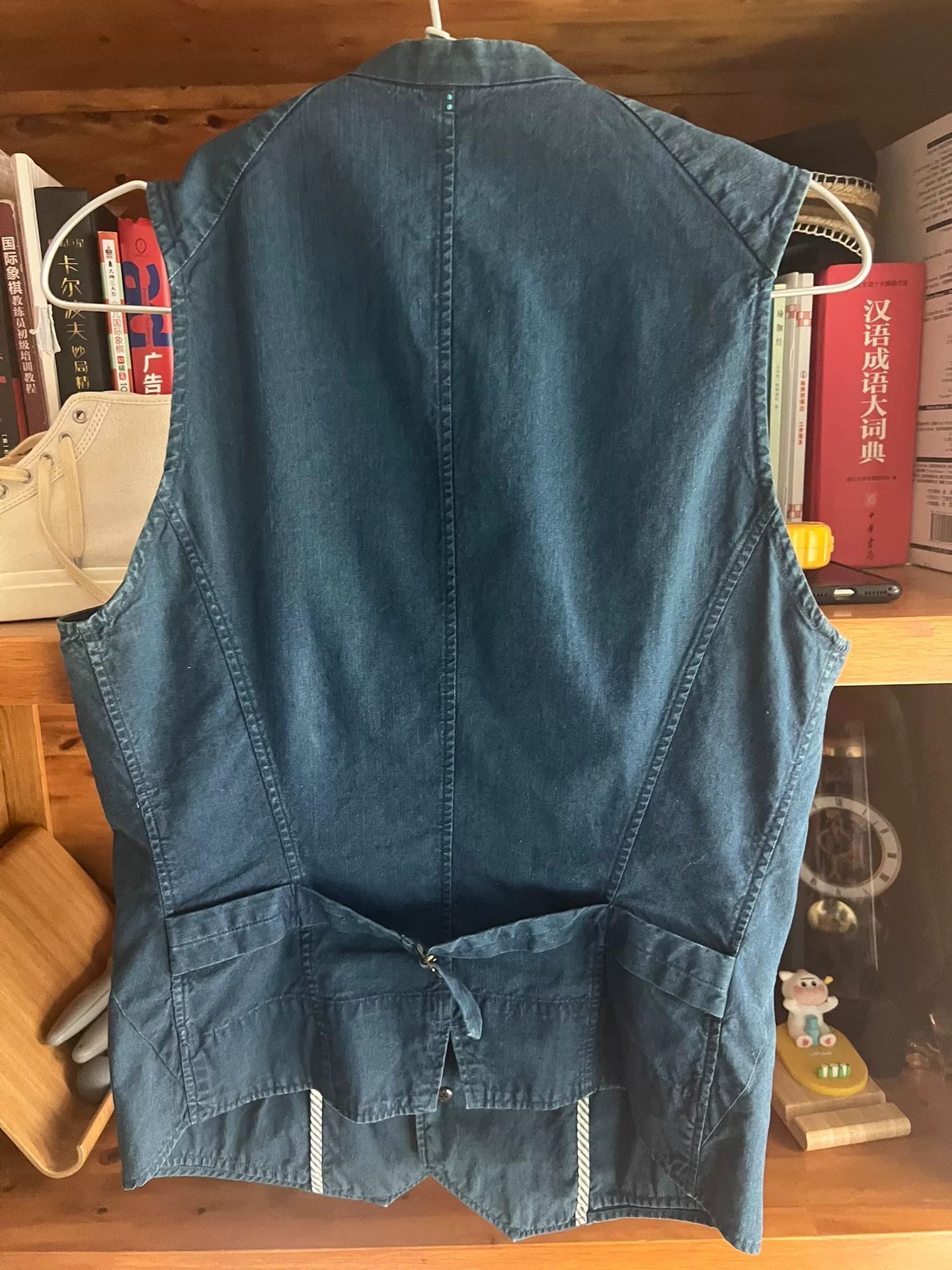 Japanese Brand Denim Vest with Paris Buttons Size M / US 6-8 / IT 42-44 - 6 Thumbnail