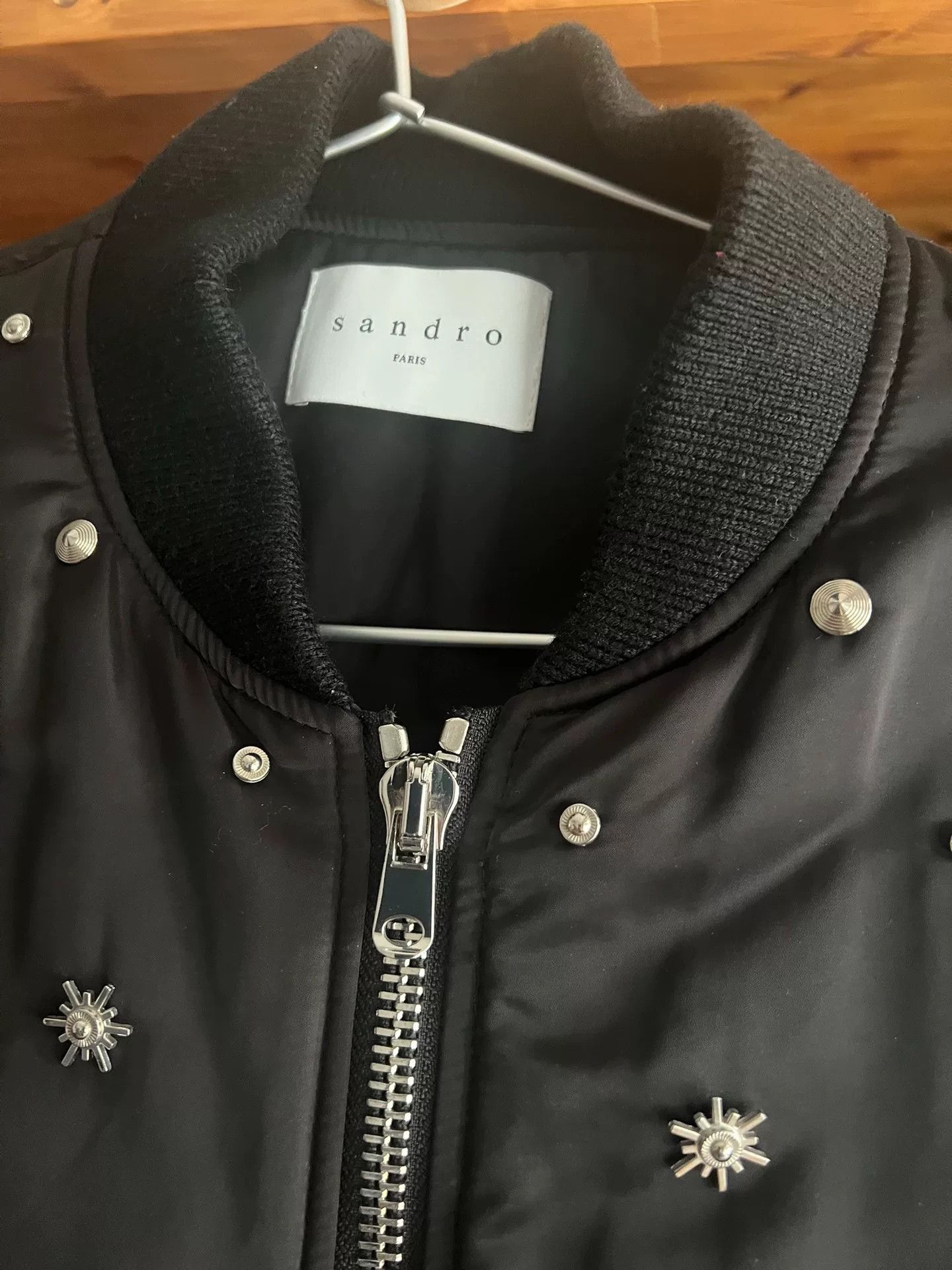 Japanese Brand Black Studded Flight Jacket Size US L / EU 52-54 / 3 - 6 Thumbnail