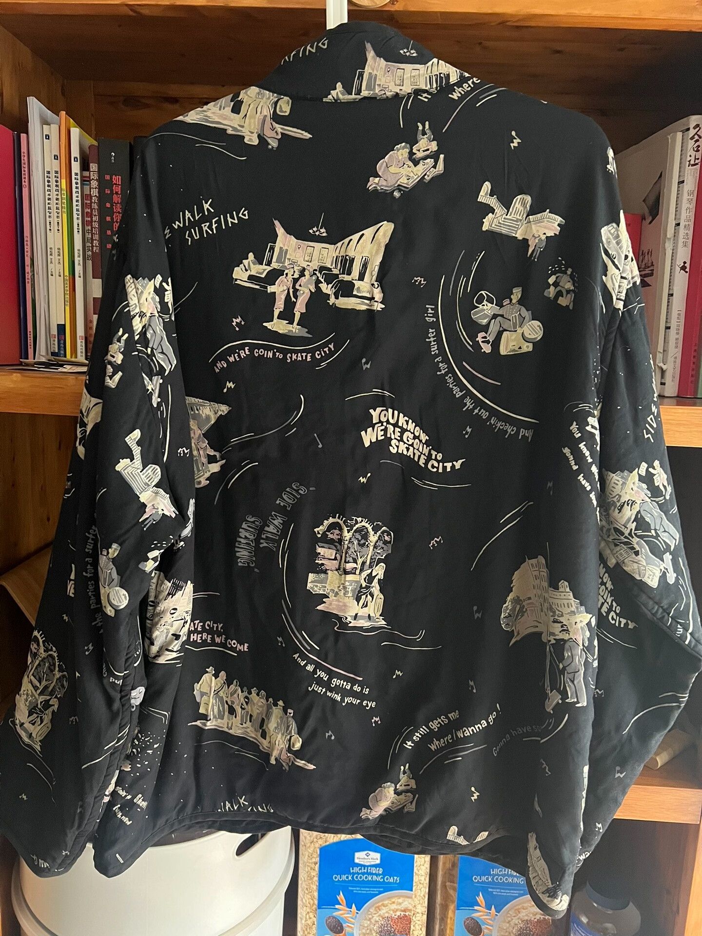 Porter Classic Black Hawaiian Shirt with Unique Print Size US M / EU 48-50 / 2 - 6 Thumbnail
