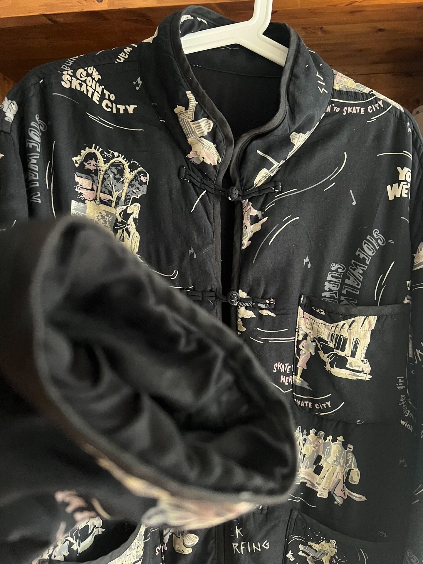 Porter Classic Black Hawaiian Shirt with Unique Print Size US M / EU 48-50 / 2 - 4 Thumbnail