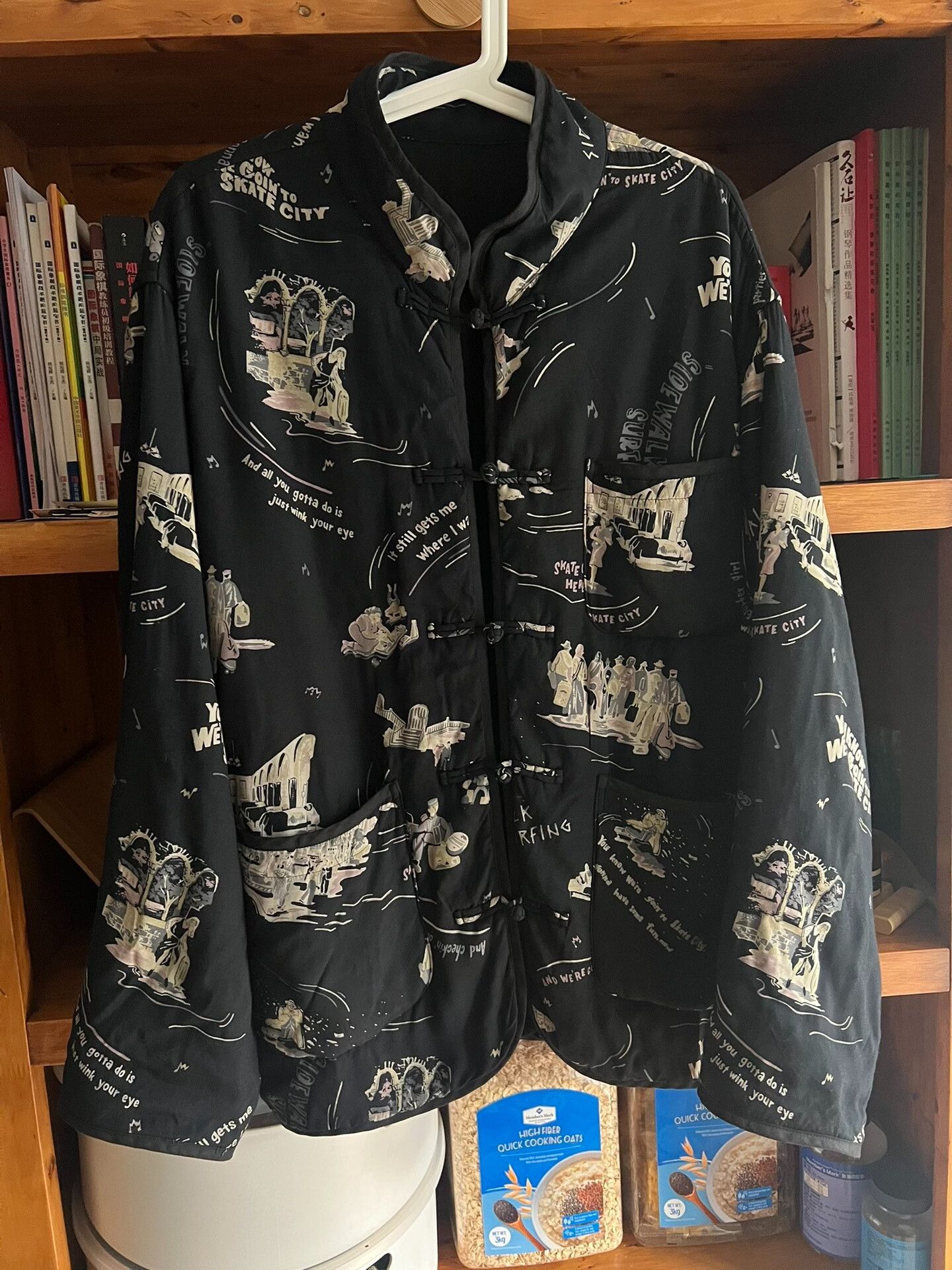 Porter Classic Black Hawaiian Shirt with Unique Print Size US M / EU 48-50 / 2 - 2 Thumbnail