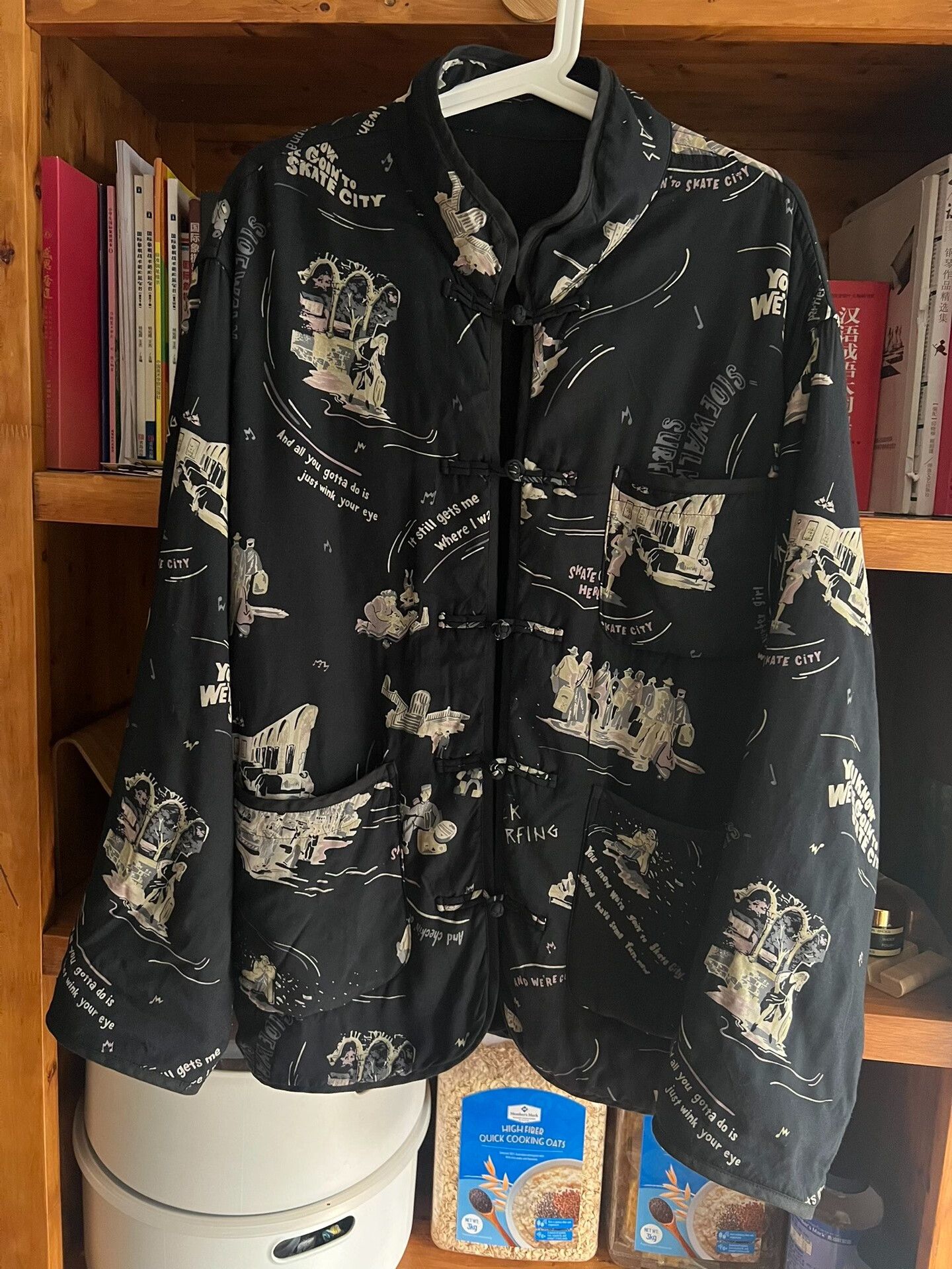 Porter Classic Black Hawaiian Shirt with Unique Print Size US M / EU 48-50 / 2 - 3 Thumbnail