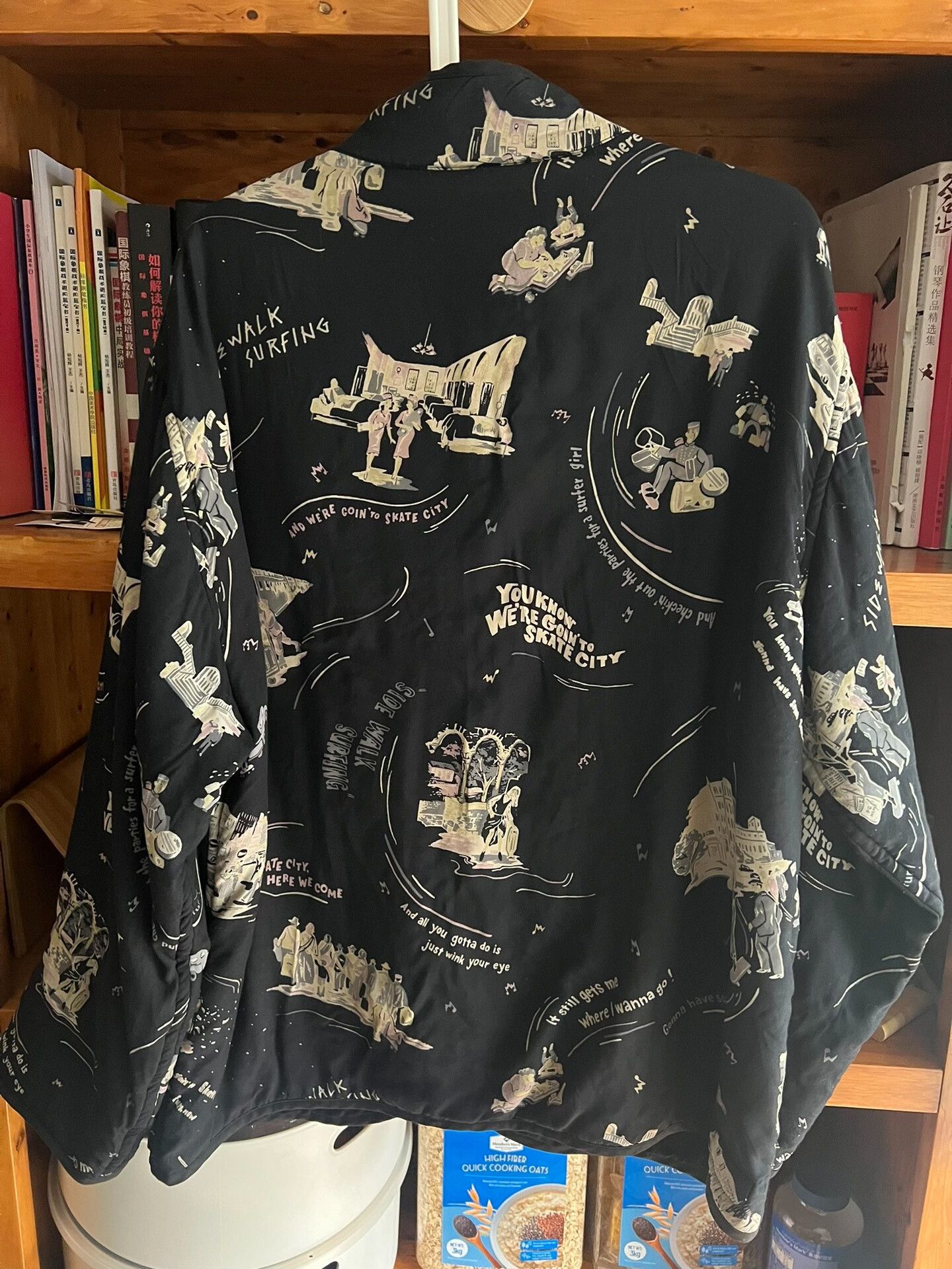 Porter Classic Black Hawaiian Shirt with Unique Print Size US M / EU 48-50 / 2 - 7 Thumbnail