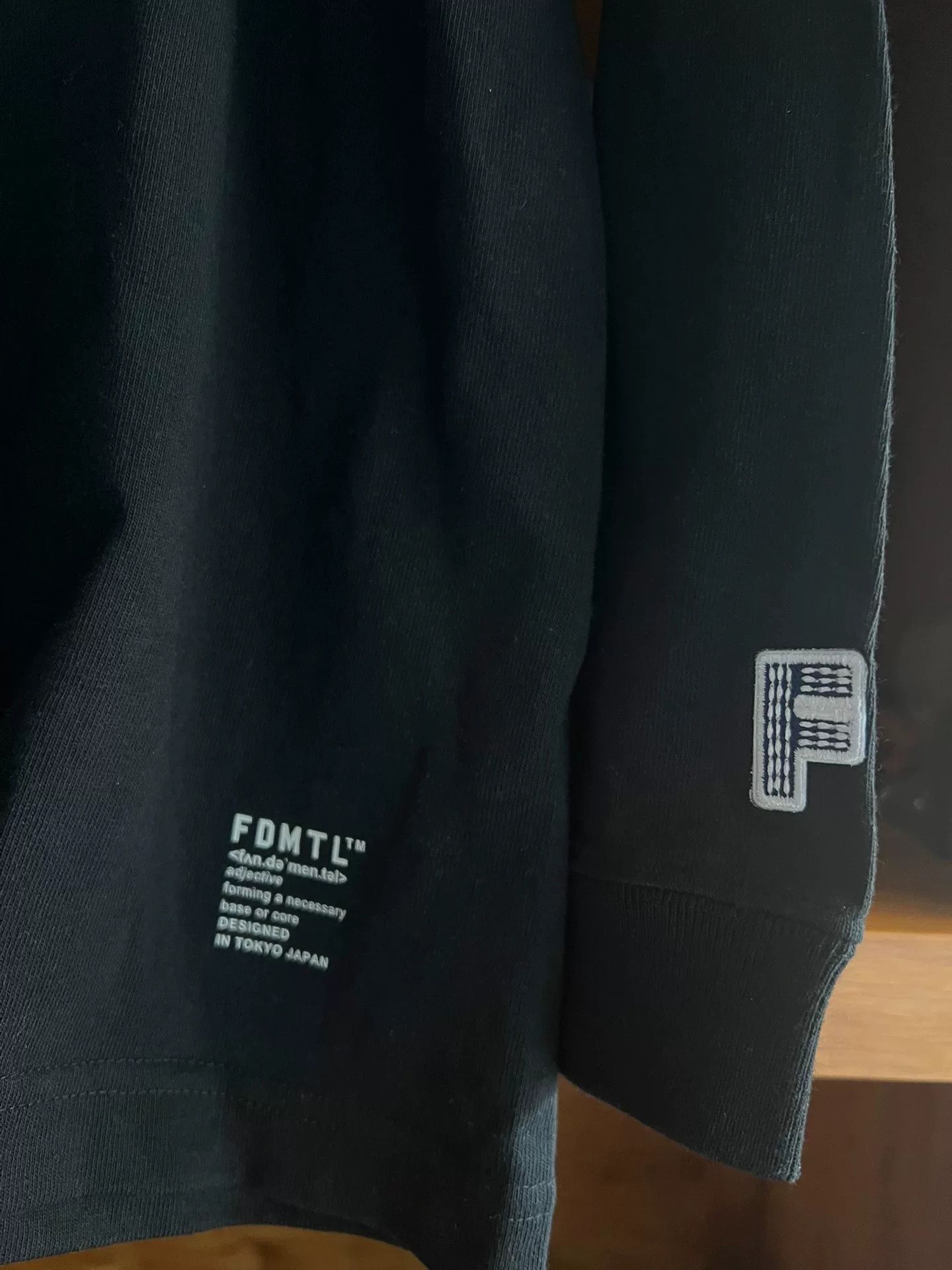 Japanese Brand Stylish Black Long Sleeve Sweatshirt Size US L / EU 52-54 / 3 - 4 Thumbnail