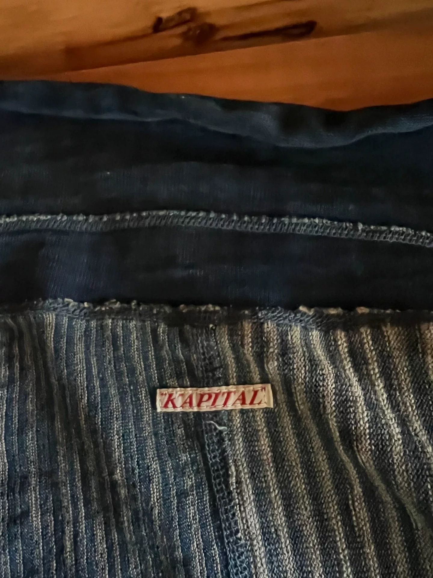 Kapital Kapital Blue Dyed Patchwork Jacket Size US XL / EU 56 / 4 - 9 Thumbnail