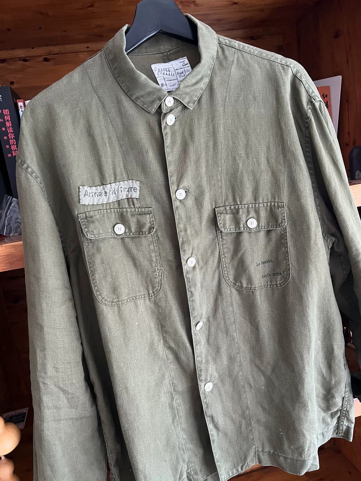 Japanese Brand Limited Edition Military Style Linen Jacket Size US L / EU 52-54 / 3 - 8 Thumbnail