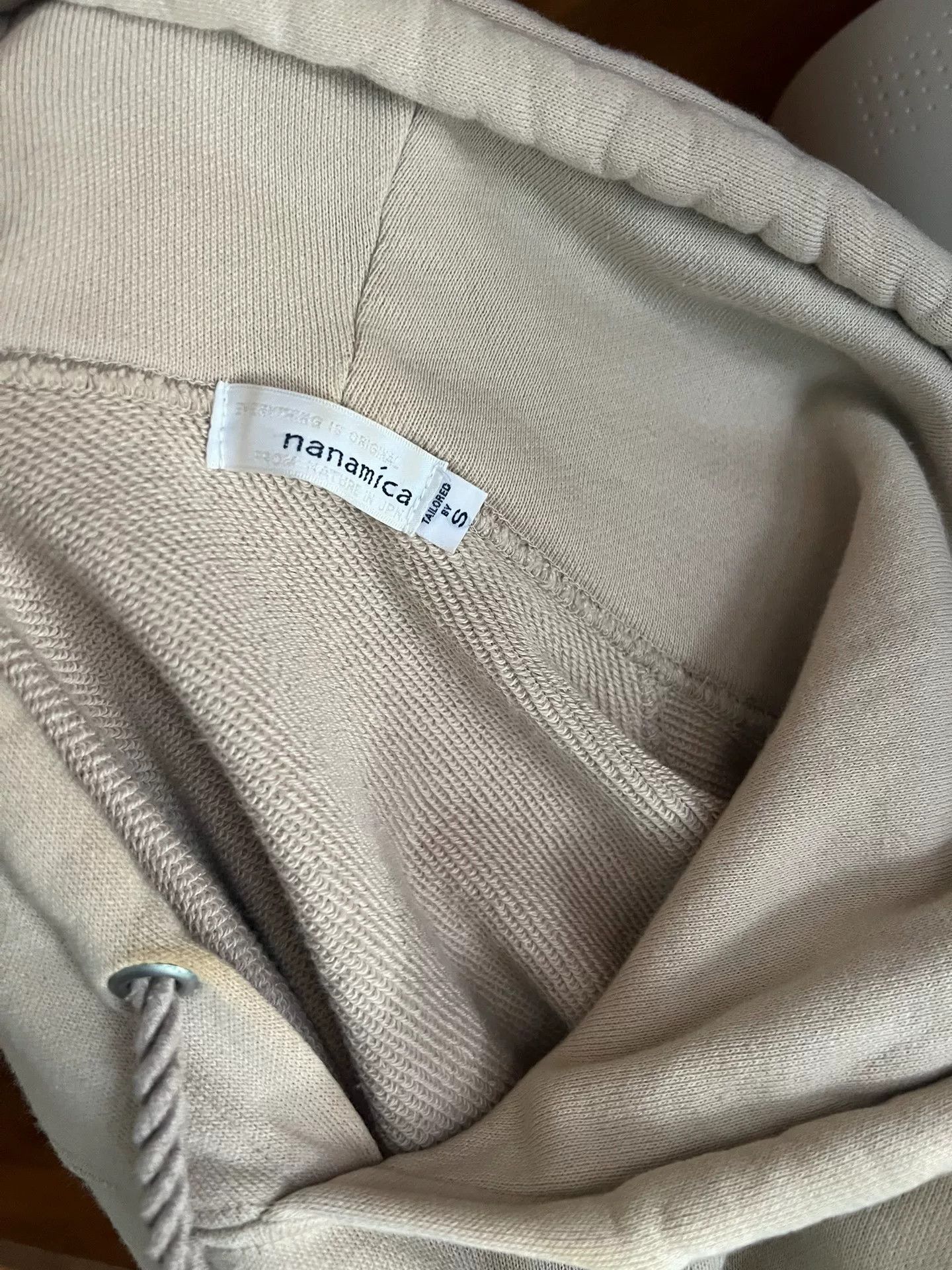 Nanamica Nanamica Hooded Sweatshirt in Khaki Size US S / EU 44-46 / 1 - 8 Thumbnail