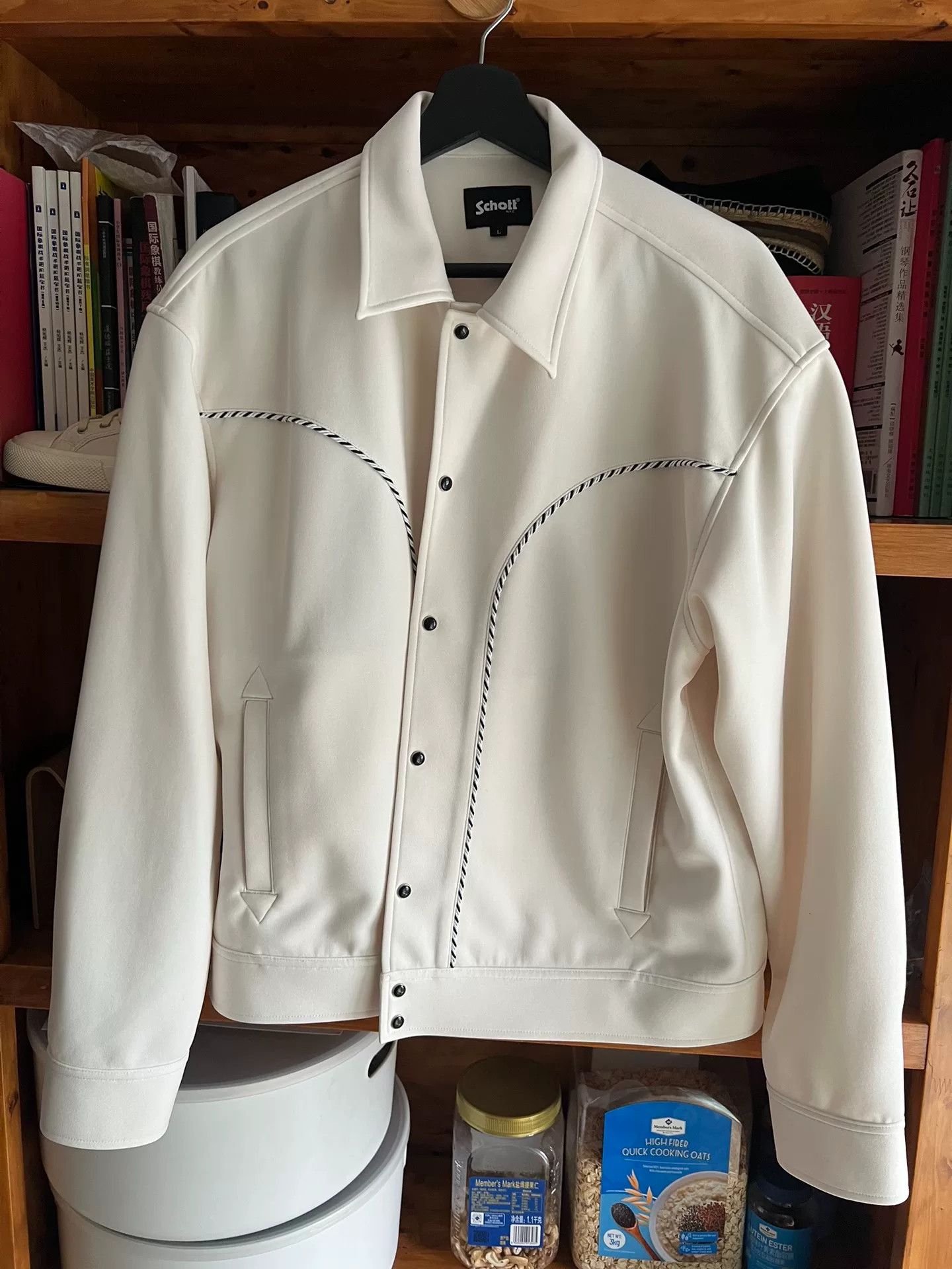 Schott Schott Retro Casual Set in Light Beige Size US L / EU 52-54 / 3 - 3 Thumbnail