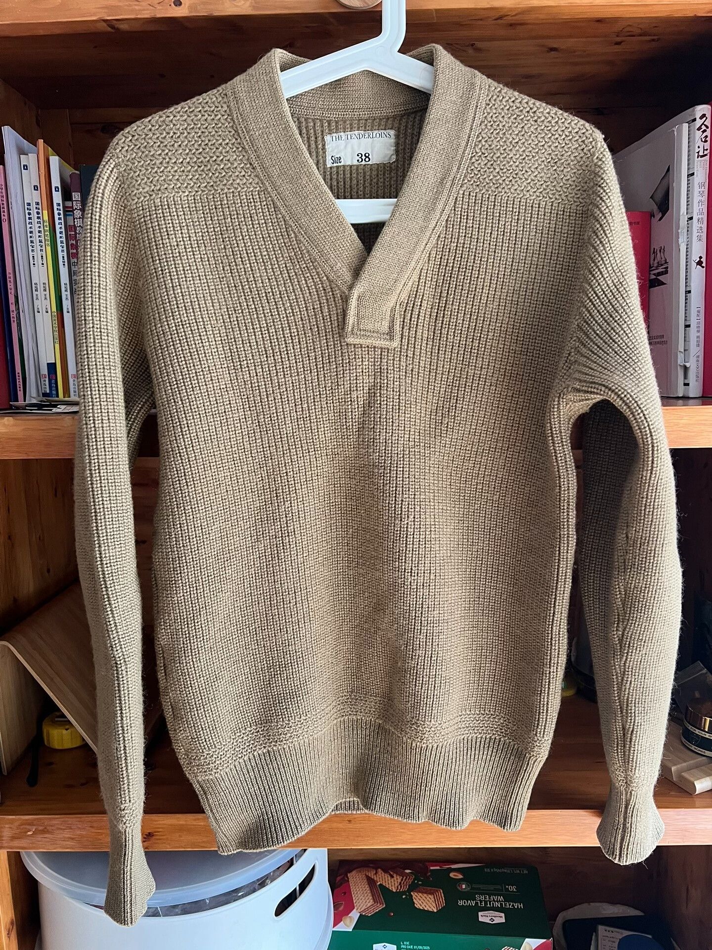 Japanese Brand Tenderloin K-7 Mechanic Wool Sweater Size US M / EU 48-50 / 2 - 2 Thumbnail