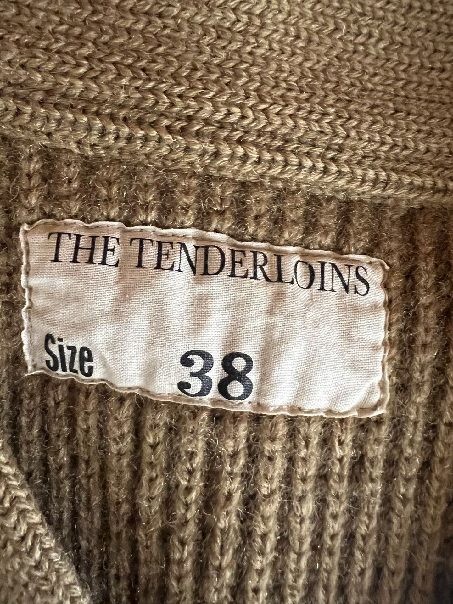 Japanese Brand Tenderloin K-7 Mechanic Wool Sweater Size US M / EU 48-50 / 2 - 8 Thumbnail