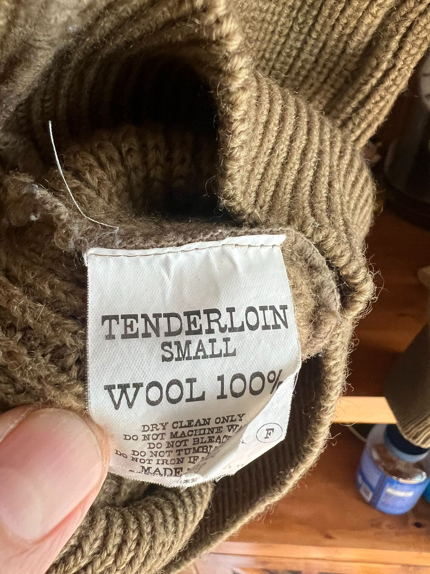 Japanese Brand Tenderloin K-7 Mechanic Wool Sweater Size US M / EU 48-50 / 2 - 5 Thumbnail