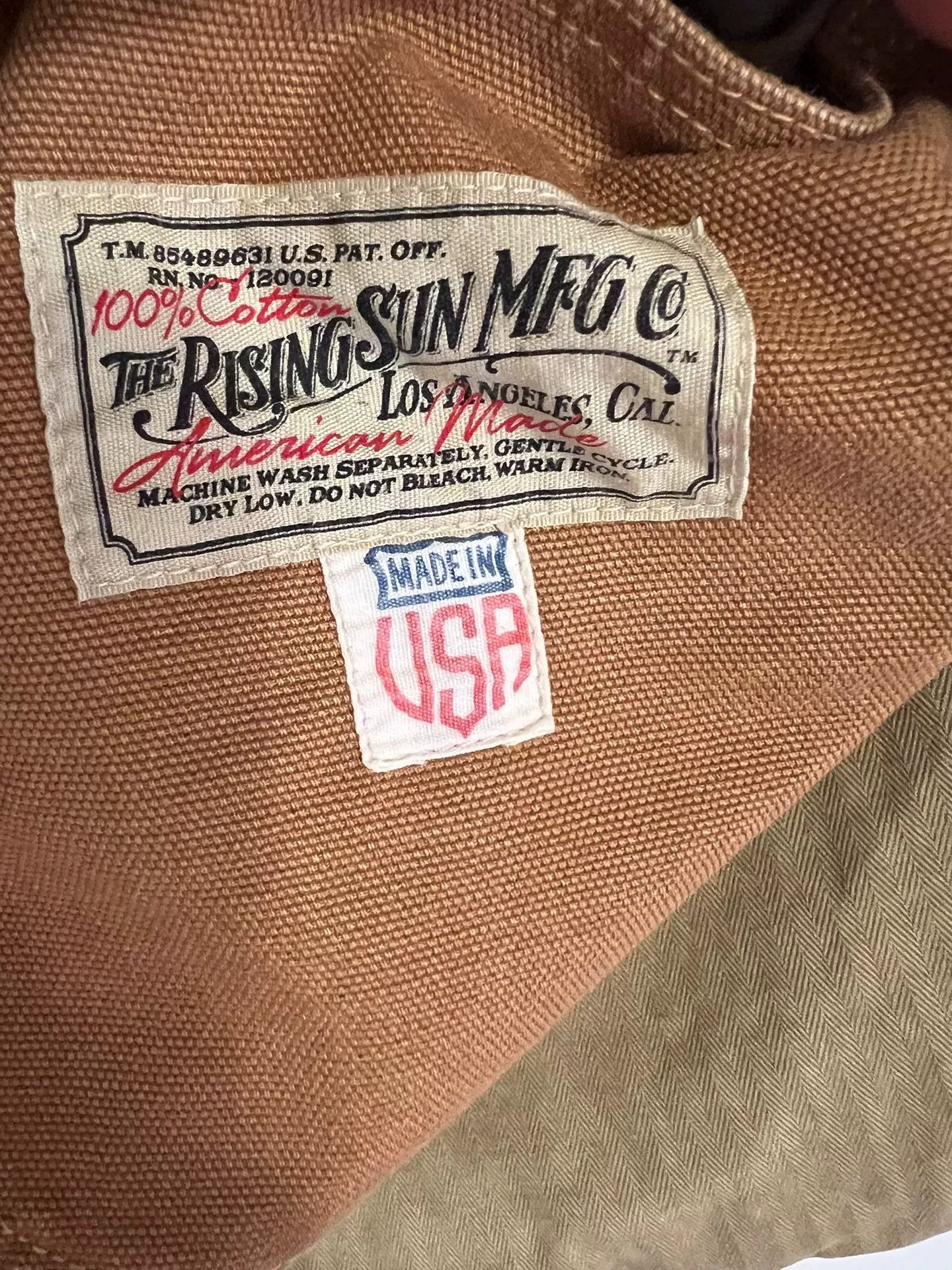 Rising Sun & Co. Rising Sun Canvas Vest in Golden Brown Size US M / EU 48-50 / 2 - 8 Thumbnail