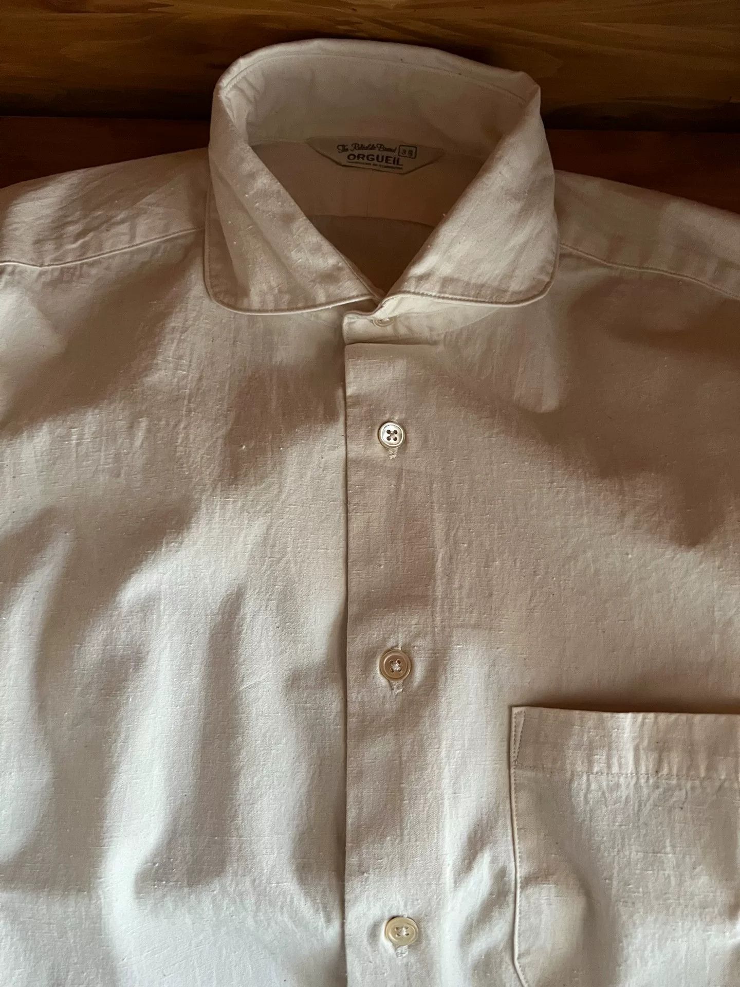 Orgueil Orgueil Windsor Collar Shirt for Men Size US M / EU 48-50 / 2 - 9 Thumbnail