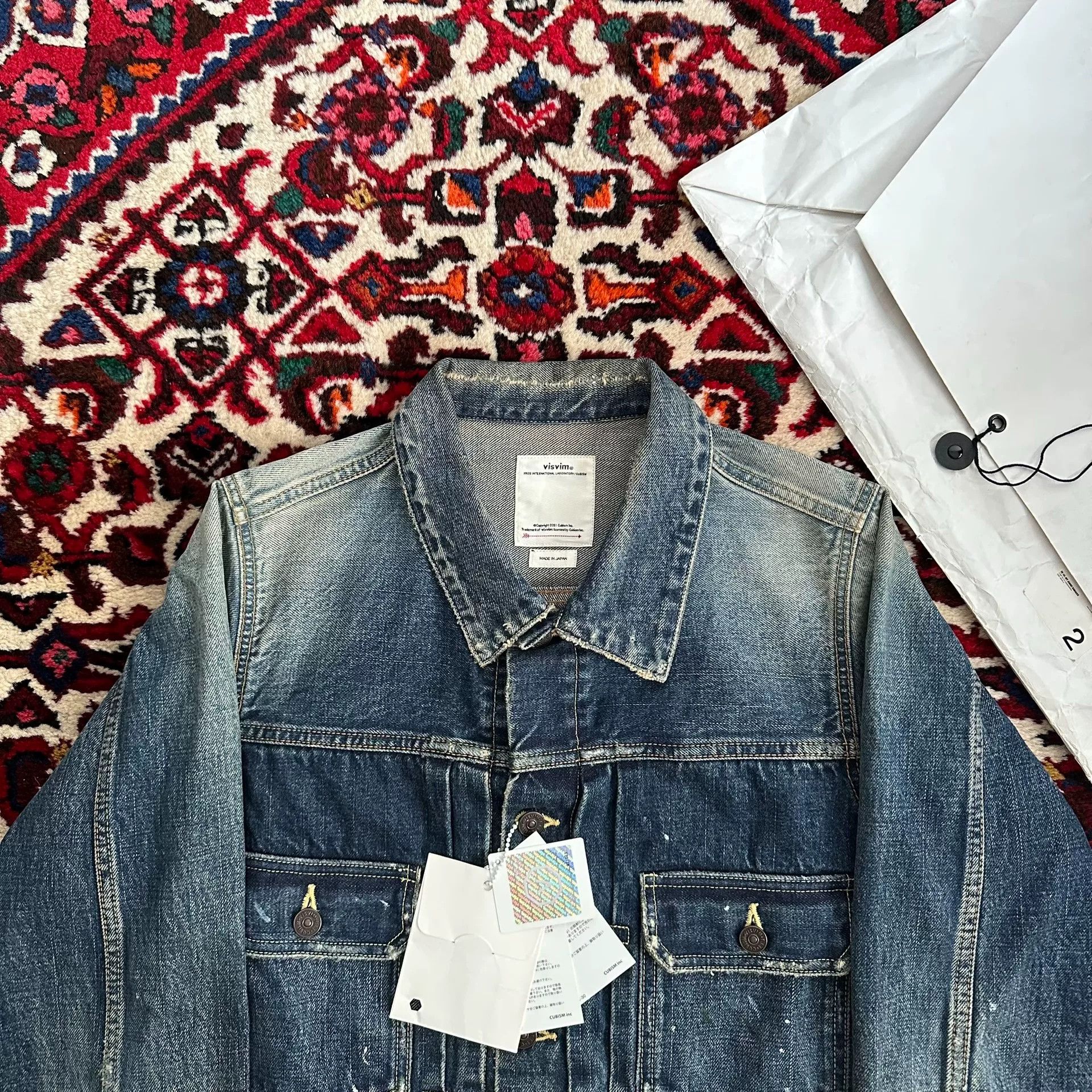 Visvim VISVIM 101 JUMBO Denim Jacket Size US M / EU 48-50 / 2 - 4 Thumbnail