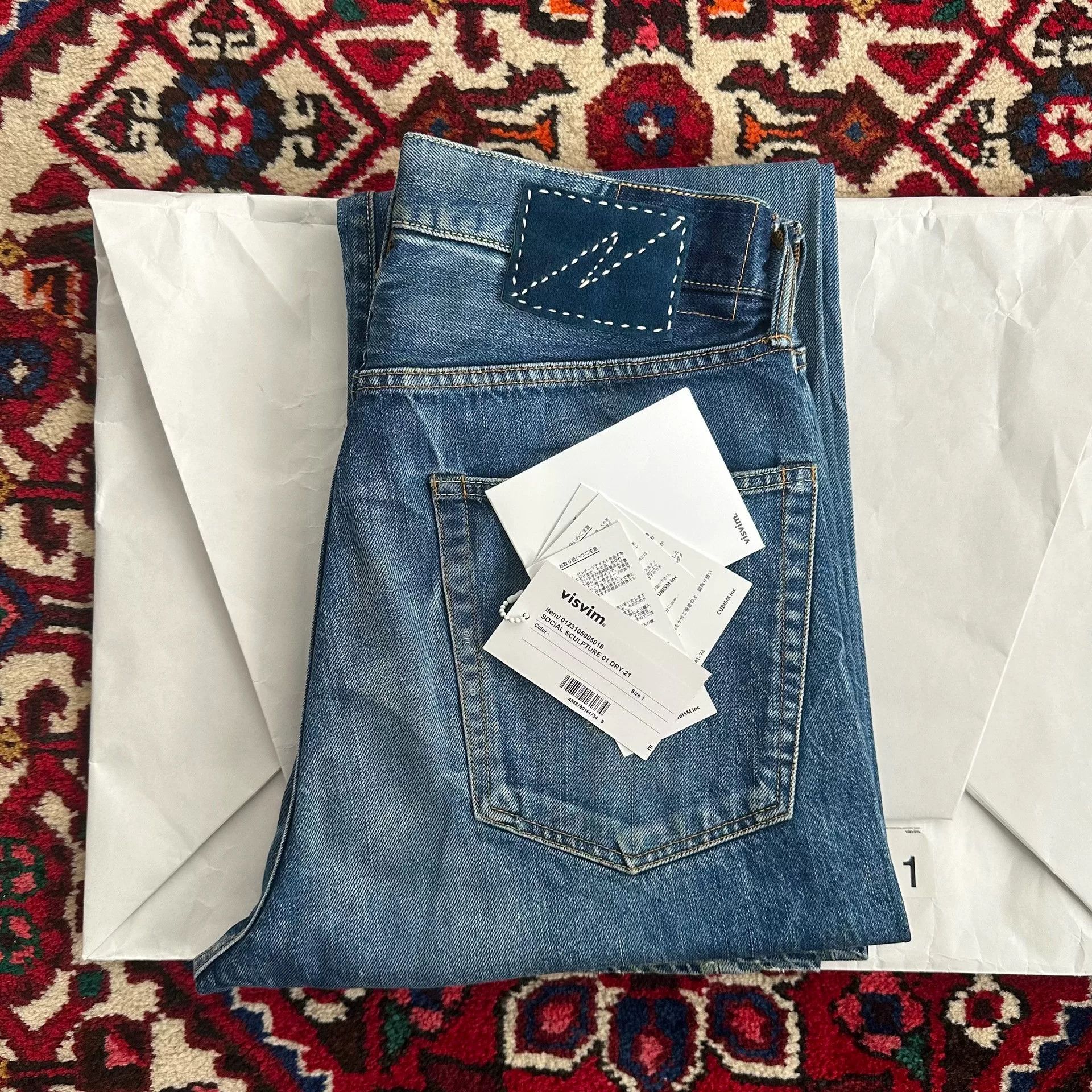 Visvim VISVIM Dry-21 Denim Jeans Size US 38 / EU 54 - 9 Thumbnail
