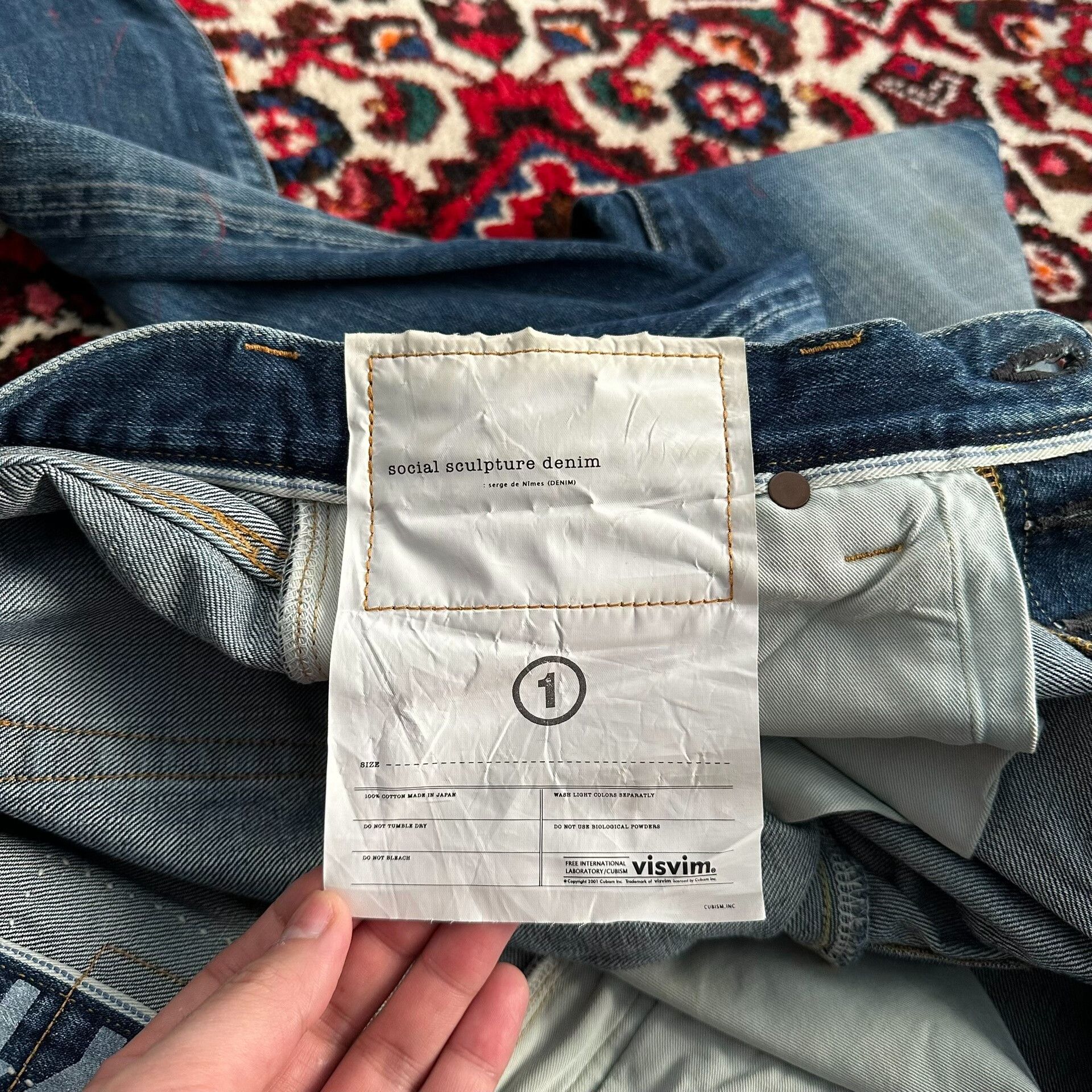 Visvim VISVIM 20SS Dry10 Ink Splash Jeans Size US 26 / EU 42 - 8 Thumbnail