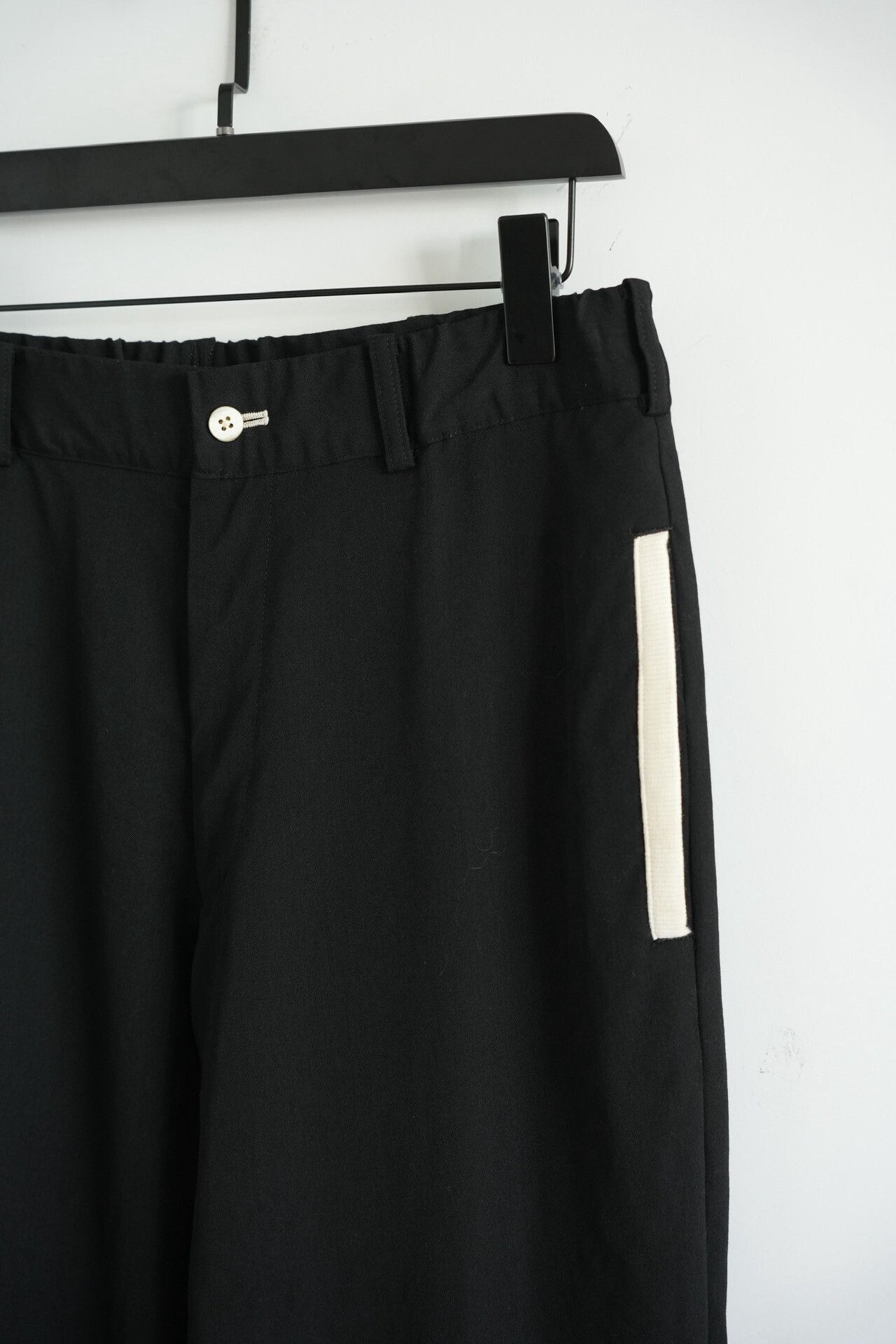 Yohji Yamamoto Yohji Yamamoto Black Wool Pants Size US 30 / EU 46 - 4 Thumbnail