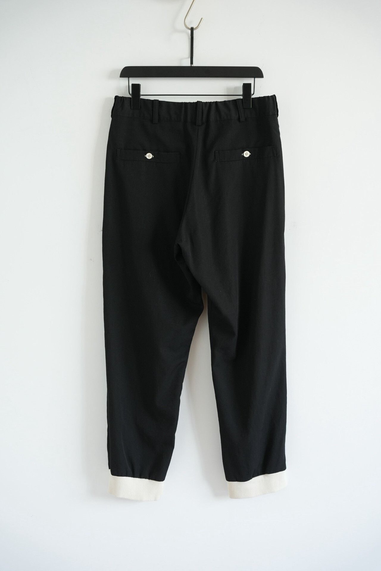 Yohji Yamamoto Yohji Yamamoto Black Wool Pants Size US 30 / EU 46 - 2 Thumbnail