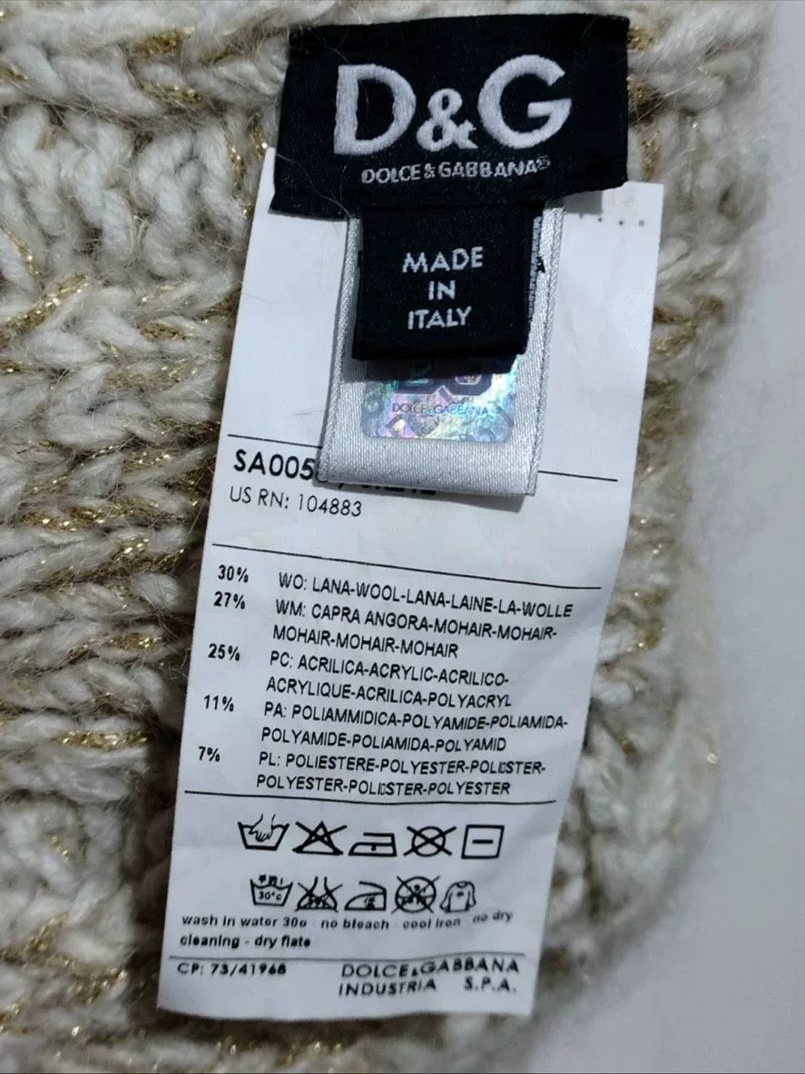Dolce & Gabbana D&G Wool Scarf Made in Italy Size ONE SIZE - 3 Thumbnail