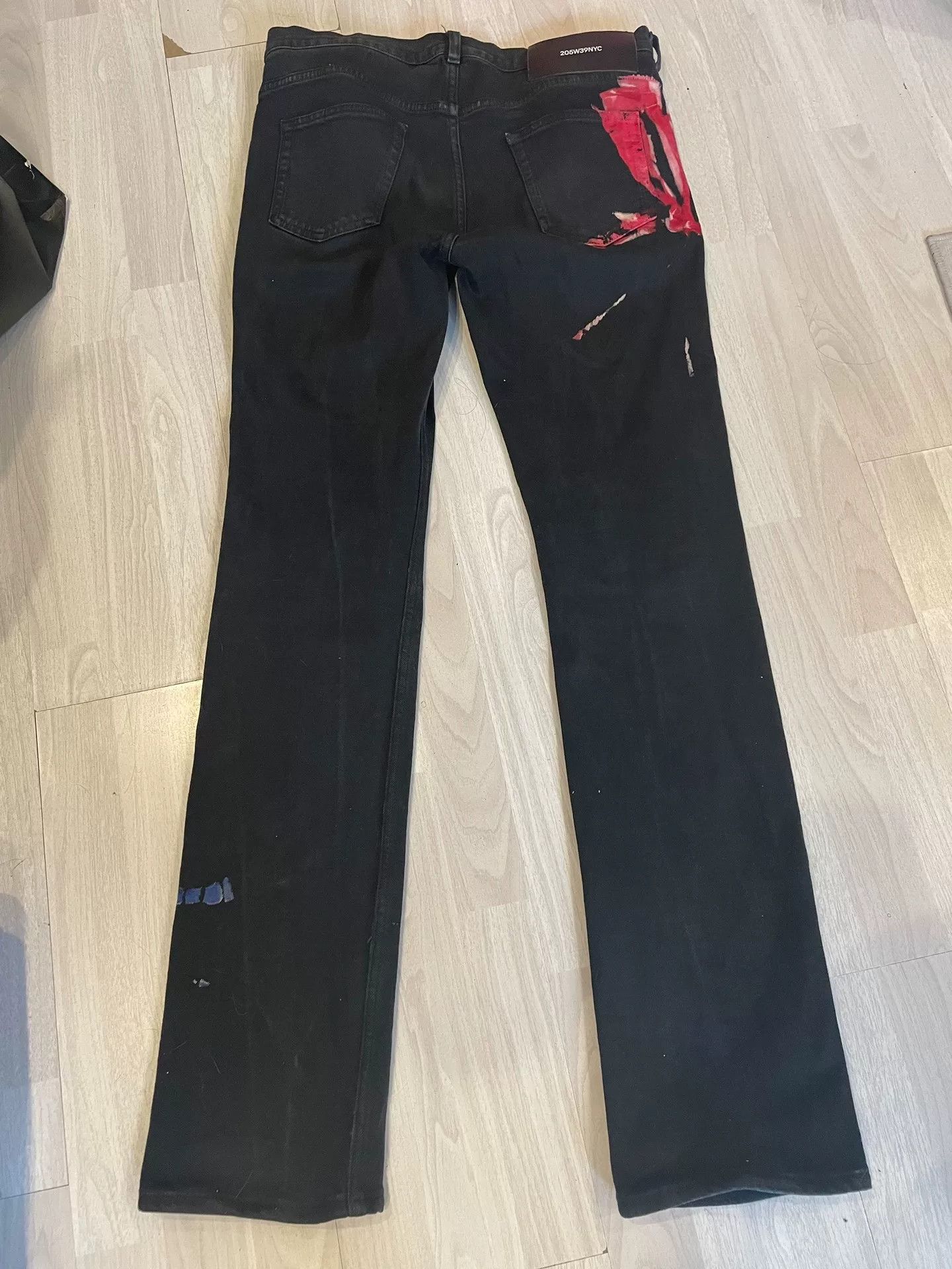 Calvin Klein 205W39NYC Calvin Klein Side Tie-Dye Denim Pants Size US 32 / EU 48 - 2 Thumbnail