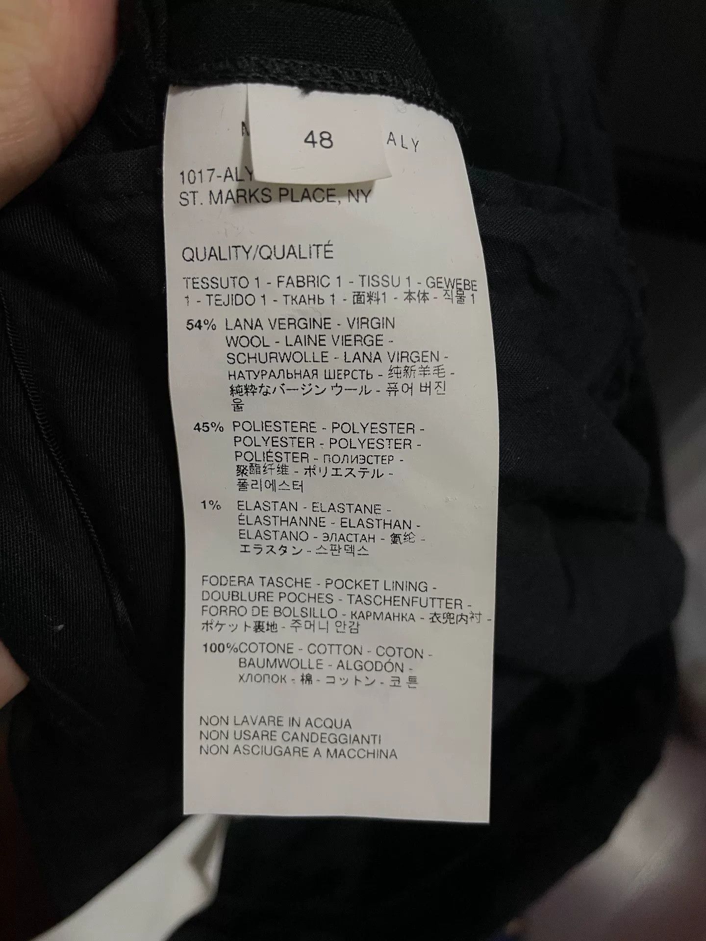 1017 ALYX 9SM 1017 Alyx 9sm Black Straight Pants Size US 32 / EU 48 - 6 Thumbnail