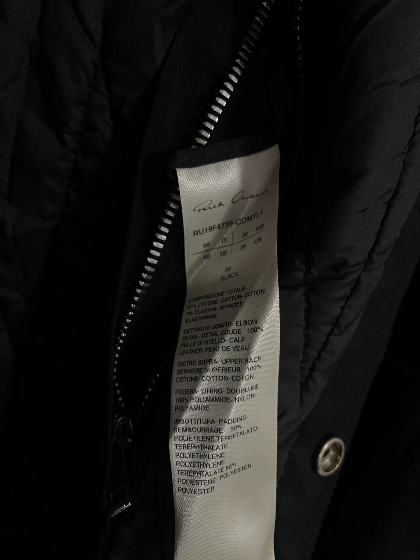 Rick Owens Rick Owens Larry Button-Up Cotton Jacket Size US M / EU 48-50 / 2 - 6 Thumbnail