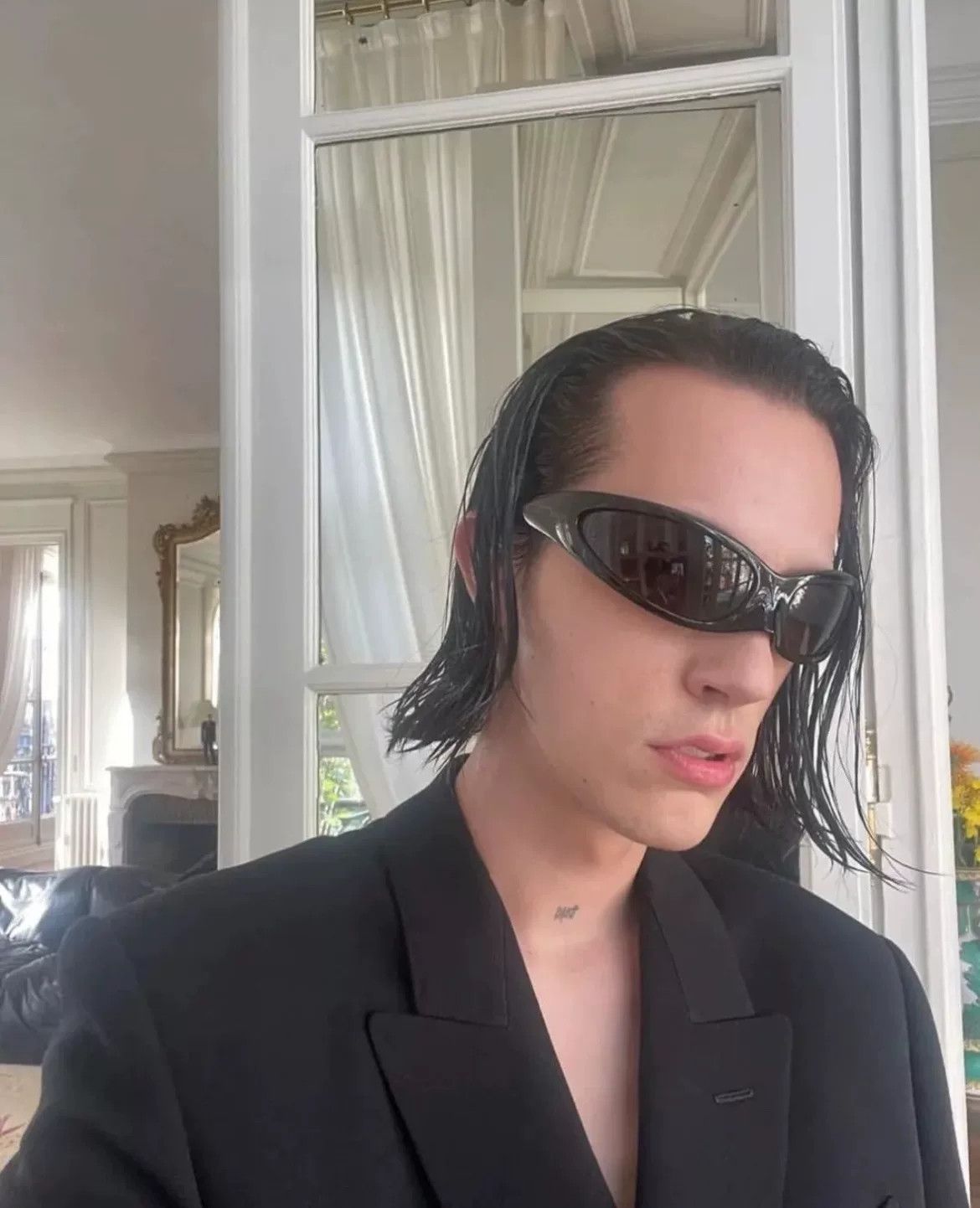Balenciaga Balenciaga Skin Cat Sunglasses with Box Size ONE SIZE - 6 Thumbnail
