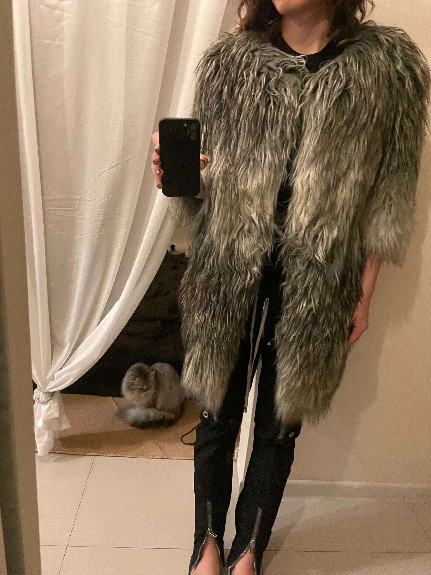 Diesel Diesel Gradient Faux Fur Coat Size M / US 6-8 / IT 42-44 - 3 Thumbnail