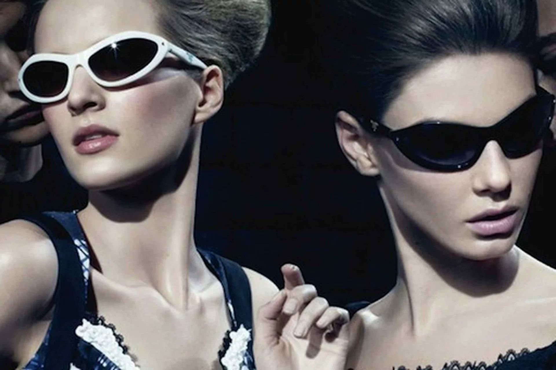 Prada Prada White Asymmetric Sunglasses Size ONE SIZE - 7 Thumbnail