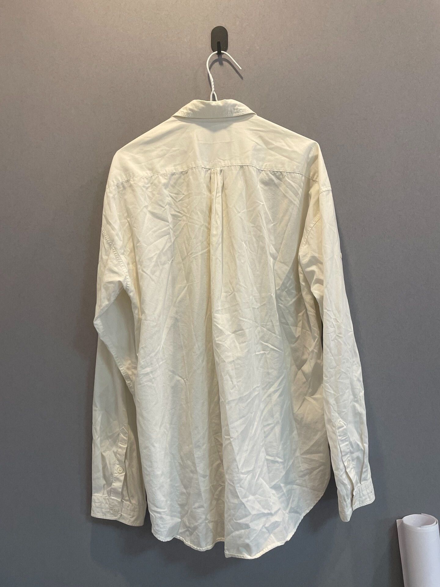 Maison MIHARA YASUHIRO Elegant White Woven Shirt by Miharayasuhiro Size XXL / US 16-18 / IT 52-54 - 2 Thumbnail