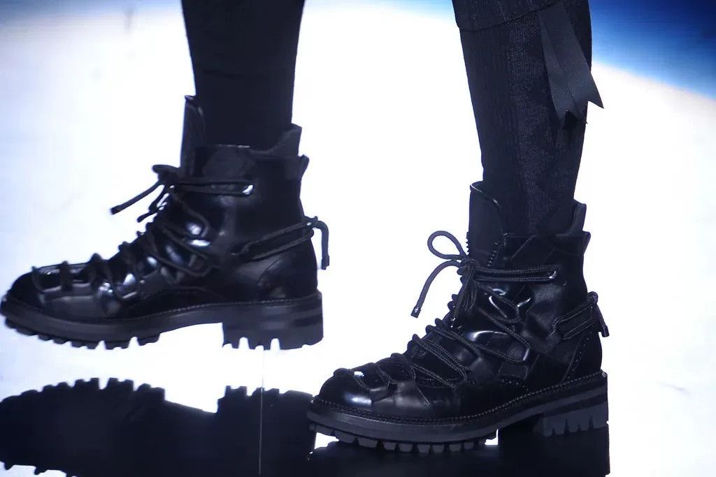 Dsquared2 Dsquared2 Punk Style Lace-Up Boots Size US 11 / EU 44 - 6 Thumbnail