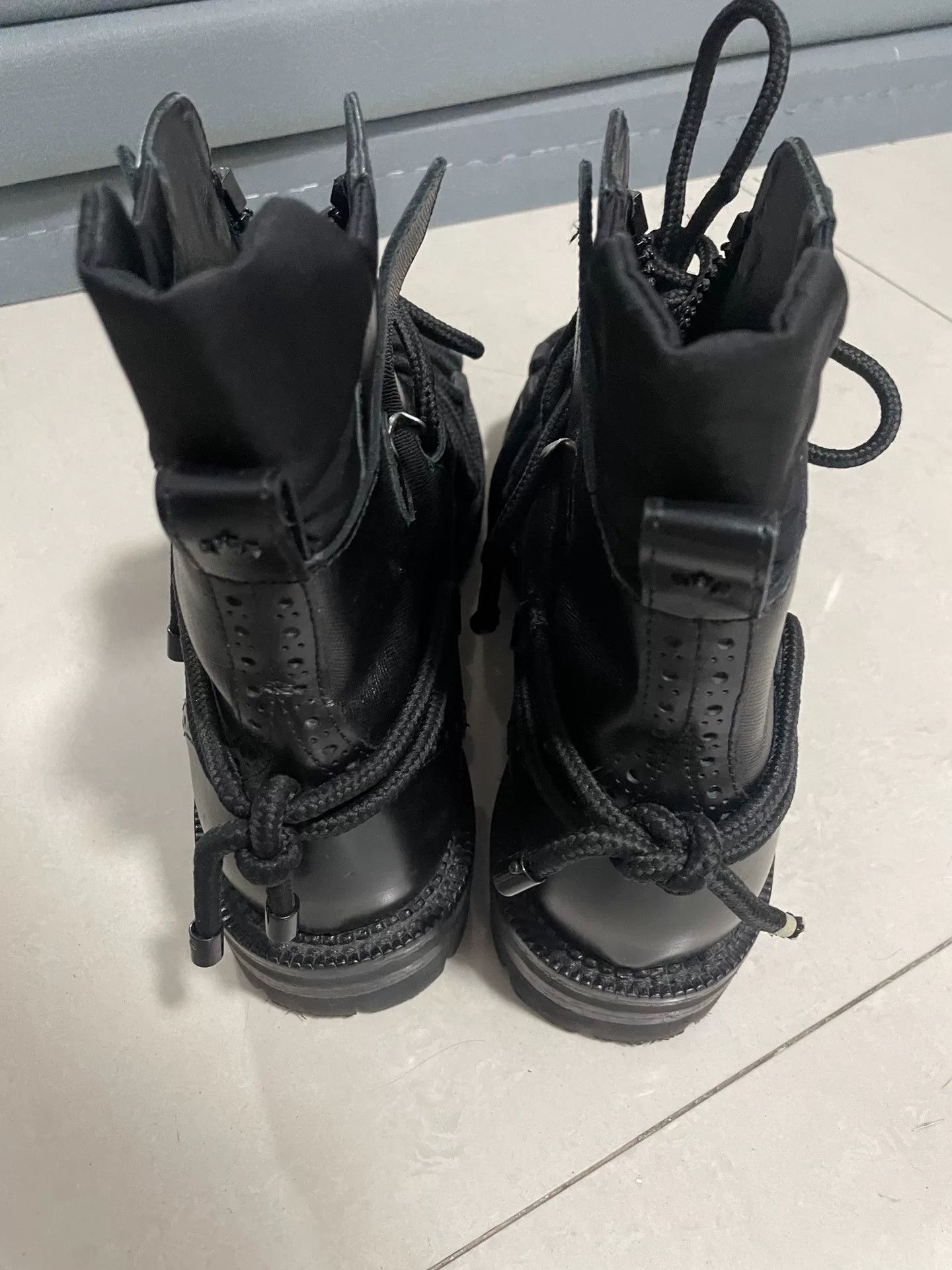 Dsquared2 Dsquared2 Punk Style Lace-Up Boots Size US 11 / EU 44 - 3 Thumbnail