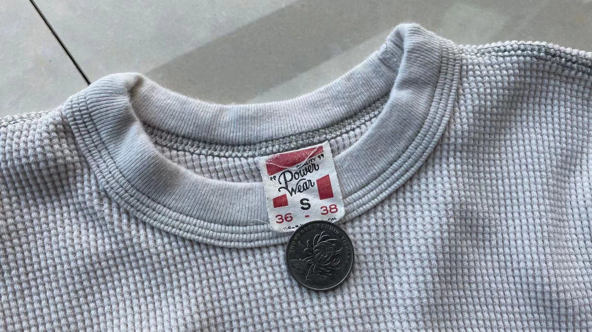 Freewheelers Bootleggers Waffle Knit Top in White Size US S / EU 44-46 / 1 - 3 Thumbnail