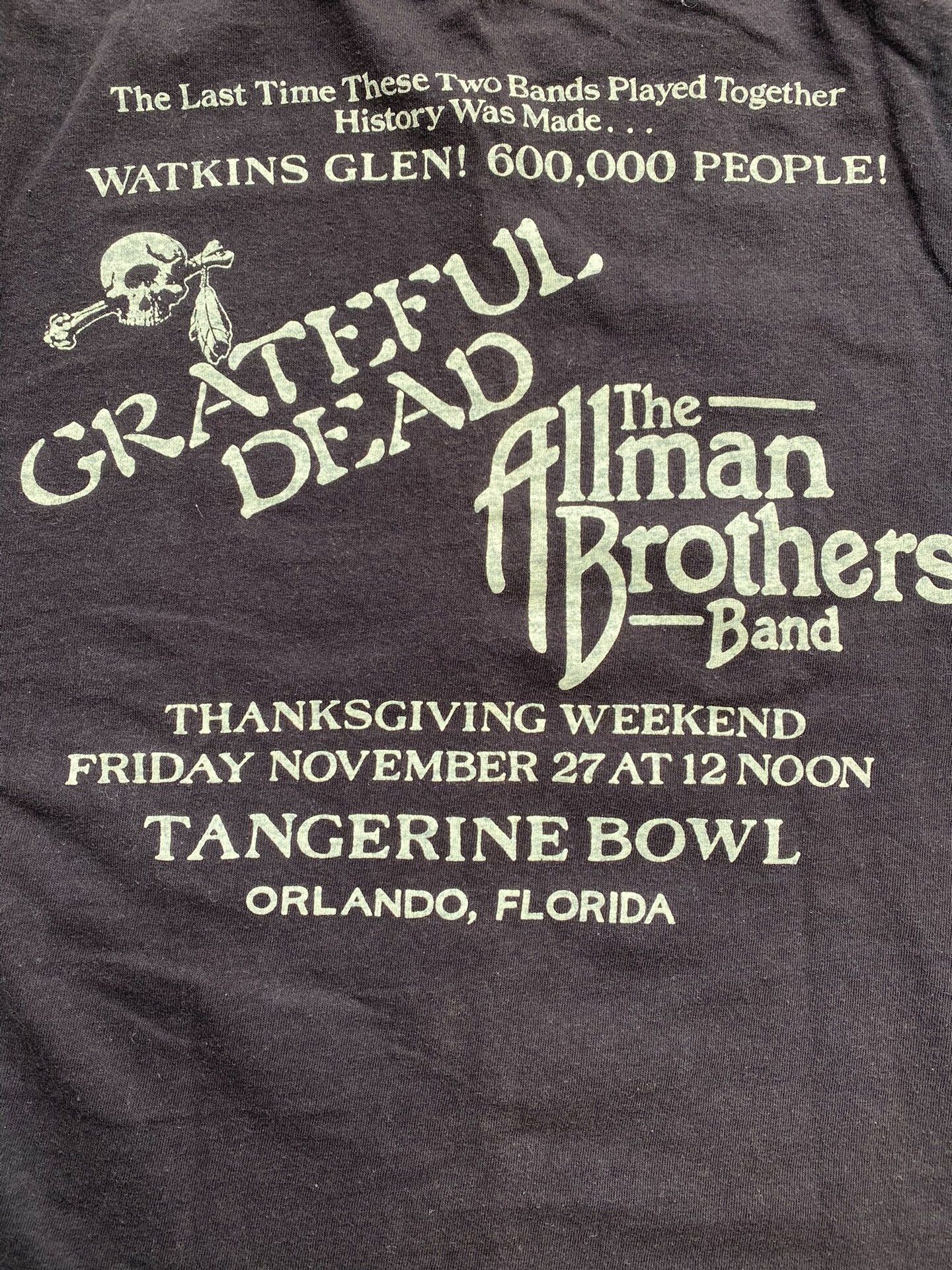 Freewheelers Grateful Dead Allman Brothers Concert Tee Size US S / EU 44-46 / 1 - 4 Thumbnail