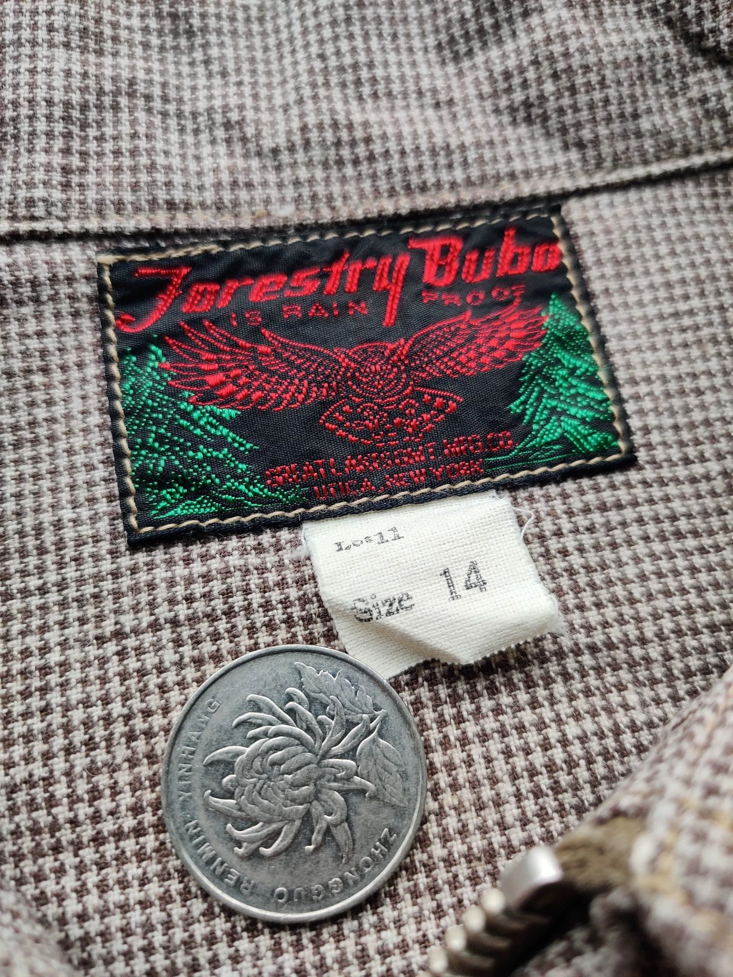 Freewheelers Stylish Checked Shirt with Zipper Detail Size US M / EU 48-50 / 2 - 7 Thumbnail