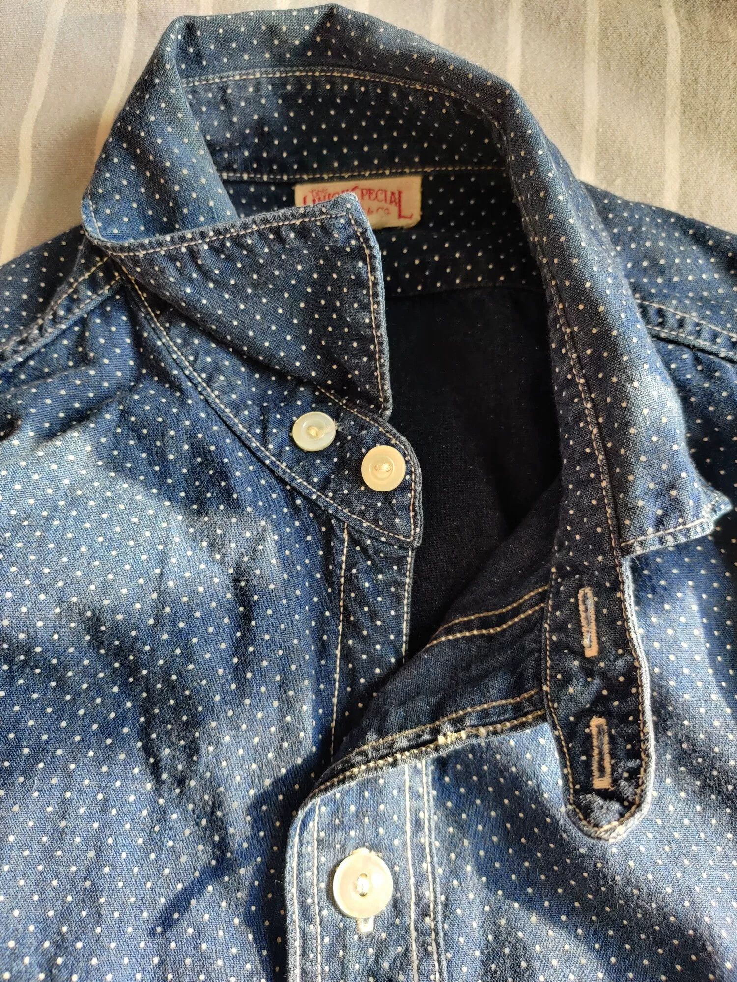 Freewheelers Freewheelers Wabash Dot Shirt Size US M / EU 48-50 / 2 - 5 Thumbnail