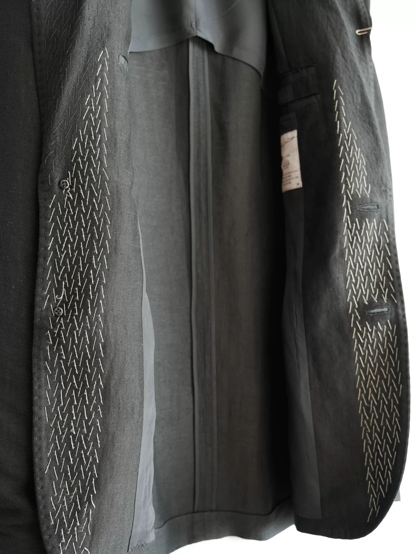 Yohji Yamamoto Yohji Yamamoto Hand-Stitched Jacket Size US XL / EU 56 / 4 - 8 Thumbnail