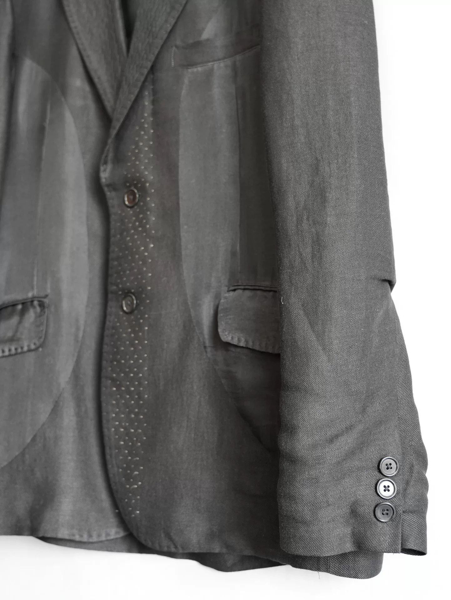 Yohji Yamamoto Yohji Yamamoto Hand-Stitched Jacket Size US XL / EU 56 / 4 - 5 Thumbnail