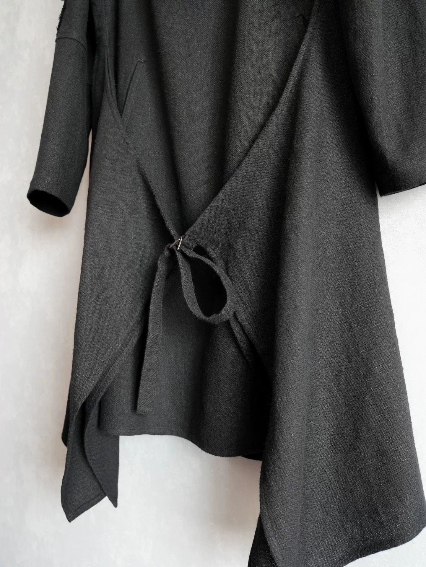 Yohji Yamamoto Yohji Yamamoto Black Hooded Coat Size S / US 4 / IT 40 - 5 Thumbnail