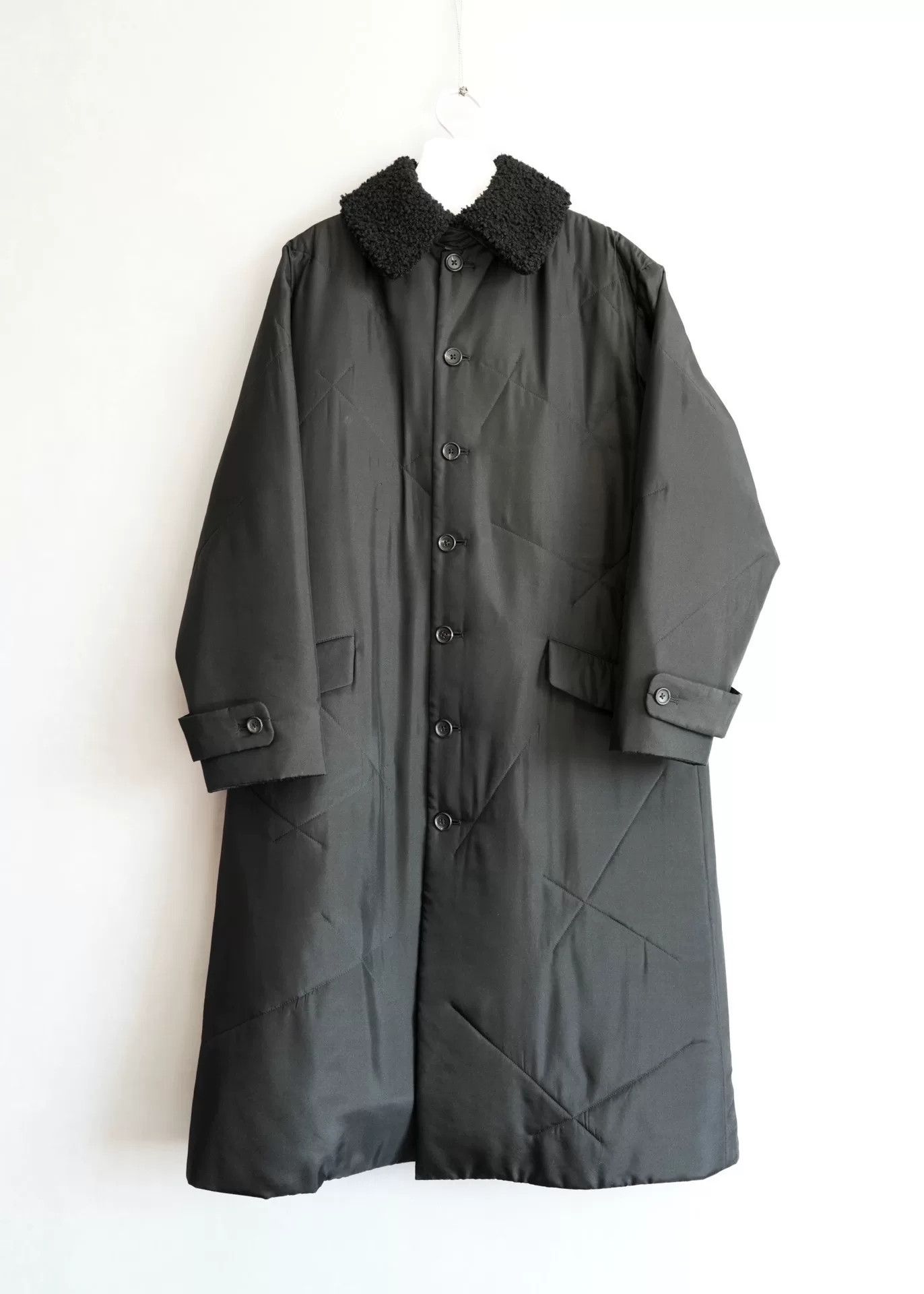 Yohji Yamamoto Yohji Yamamoto Black Down Coat Size US S / EU 44-46 / 1 - 2 Thumbnail