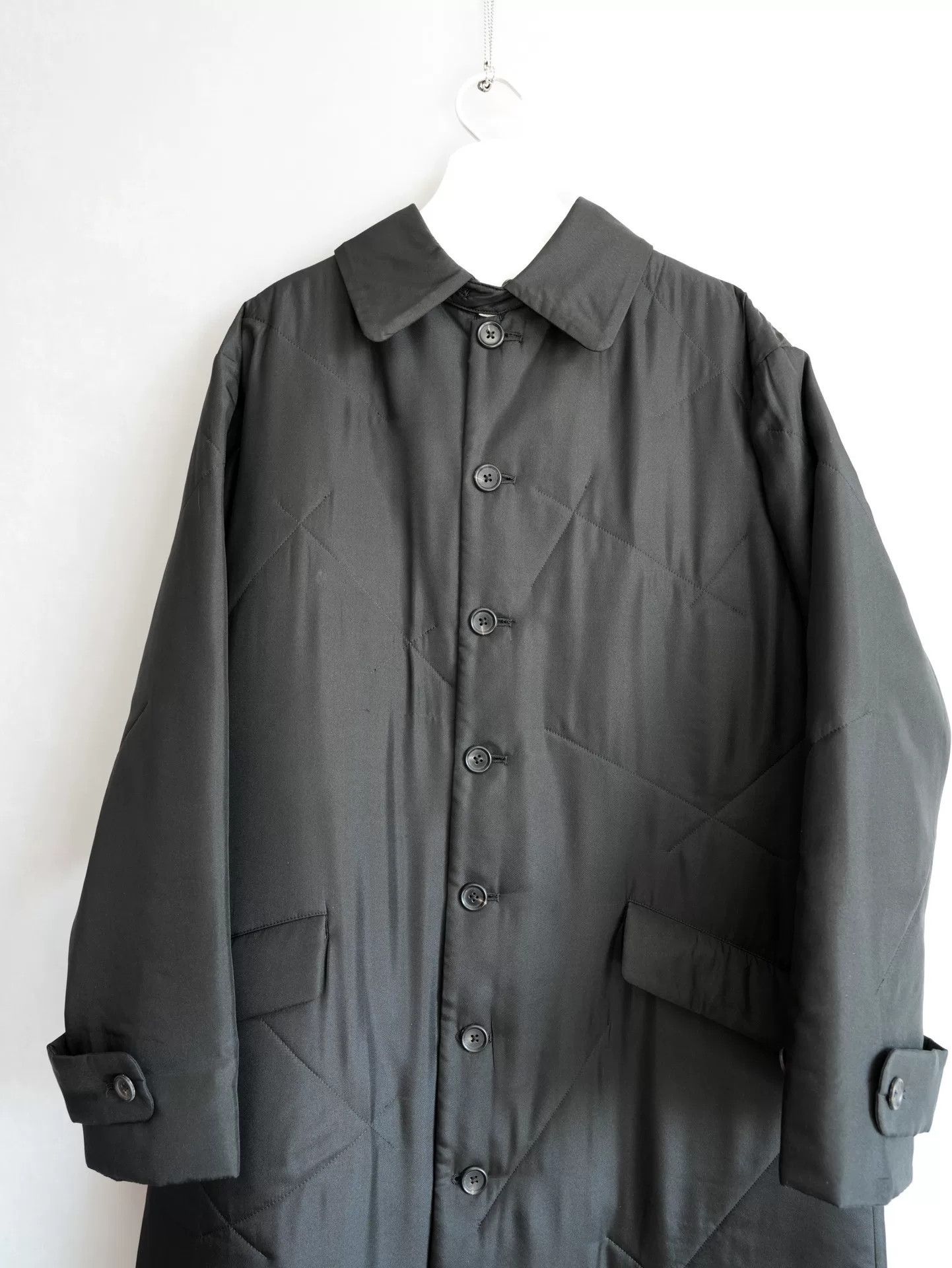 Yohji Yamamoto Yohji Yamamoto Black Down Coat Size US S / EU 44-46 / 1 - 6 Thumbnail