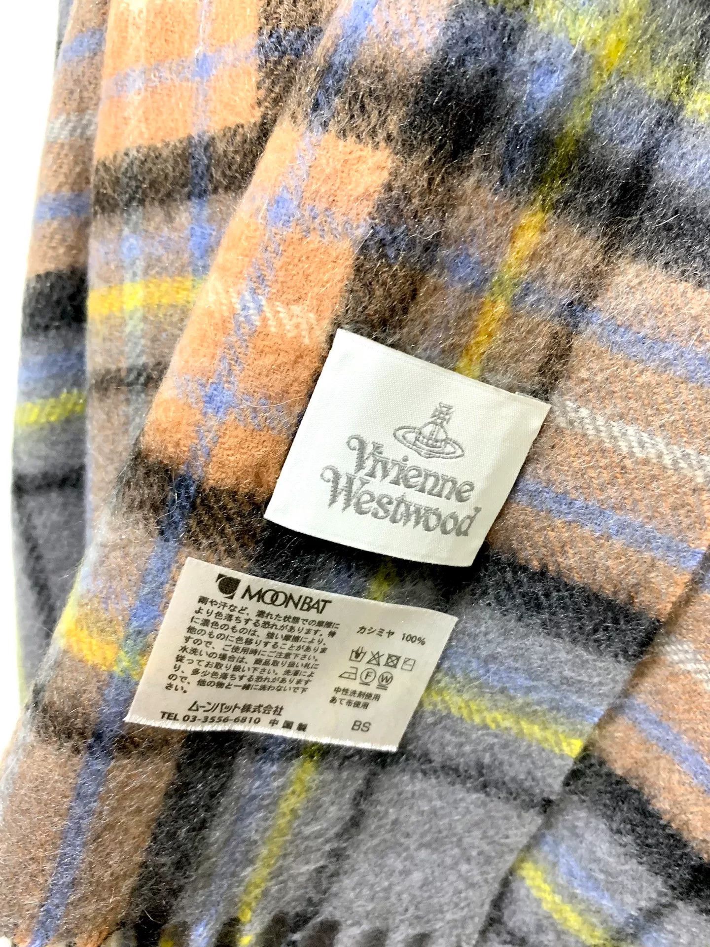 Vivienne Westwood Vivienne Westwood Wool Check Scarf Size ONE SIZE - 5 Thumbnail