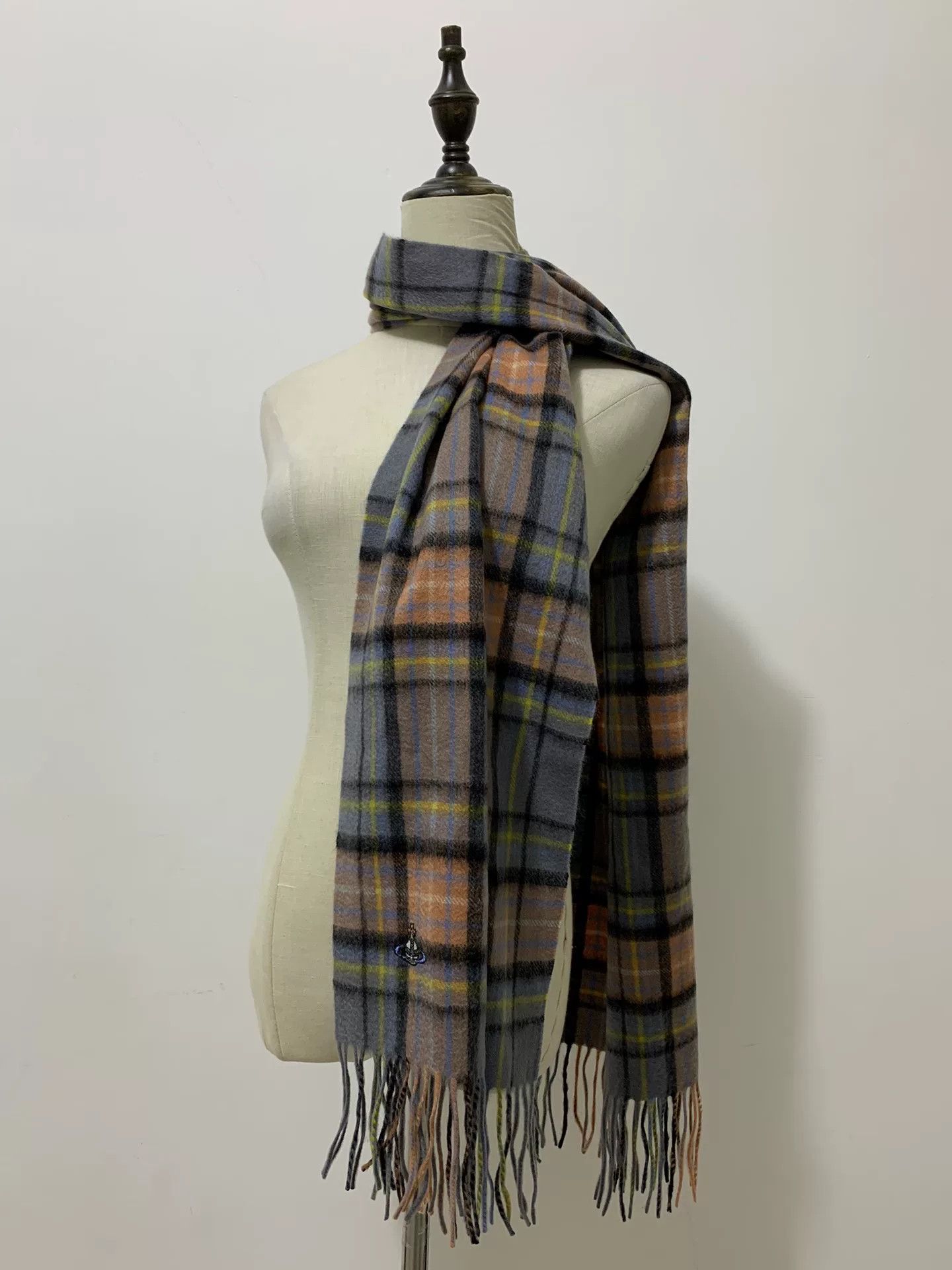 Vivienne Westwood Vivienne Westwood Wool Check Scarf Size ONE SIZE - 2 Thumbnail