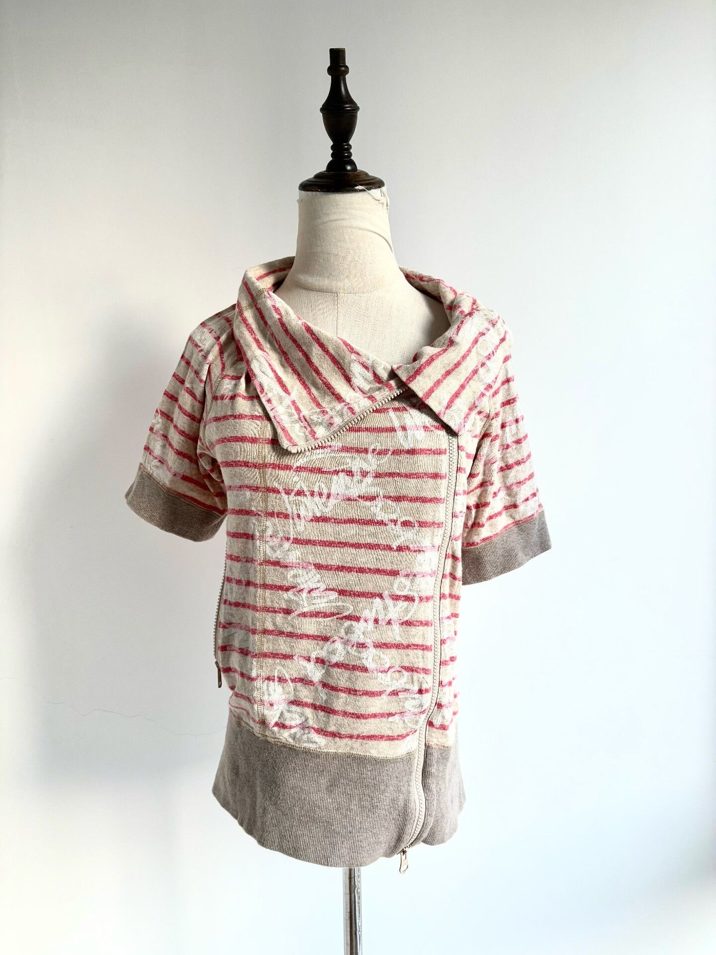 Vivienne Westwood Vivienne Westwood Striped Short Sleeve Sweatshirt Size M / US 6-8 / IT 42-44 - 2 Thumbnail