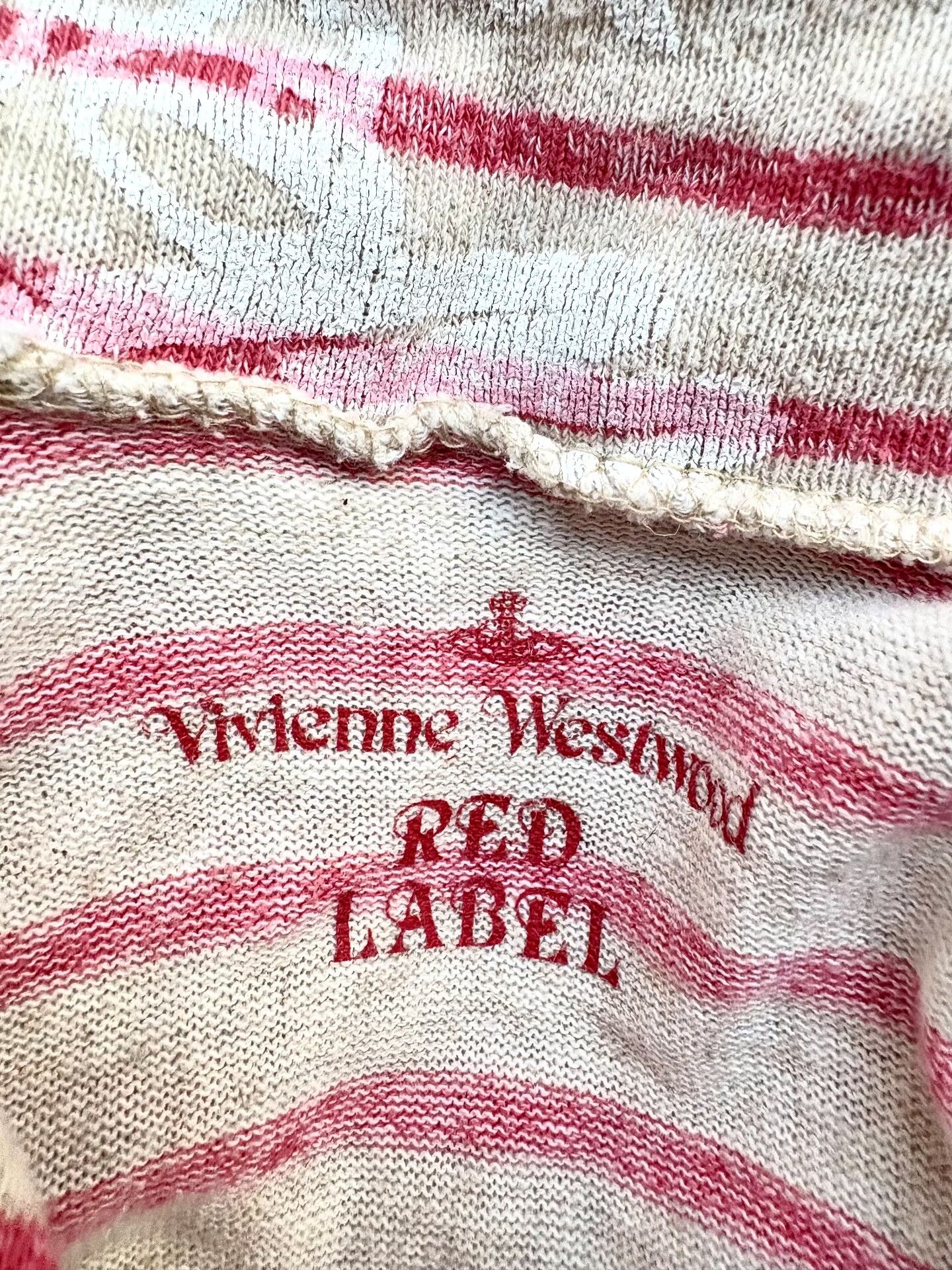 Vivienne Westwood Vivienne Westwood Striped Short Sleeve Sweatshirt Size M / US 6-8 / IT 42-44 - 8 Thumbnail