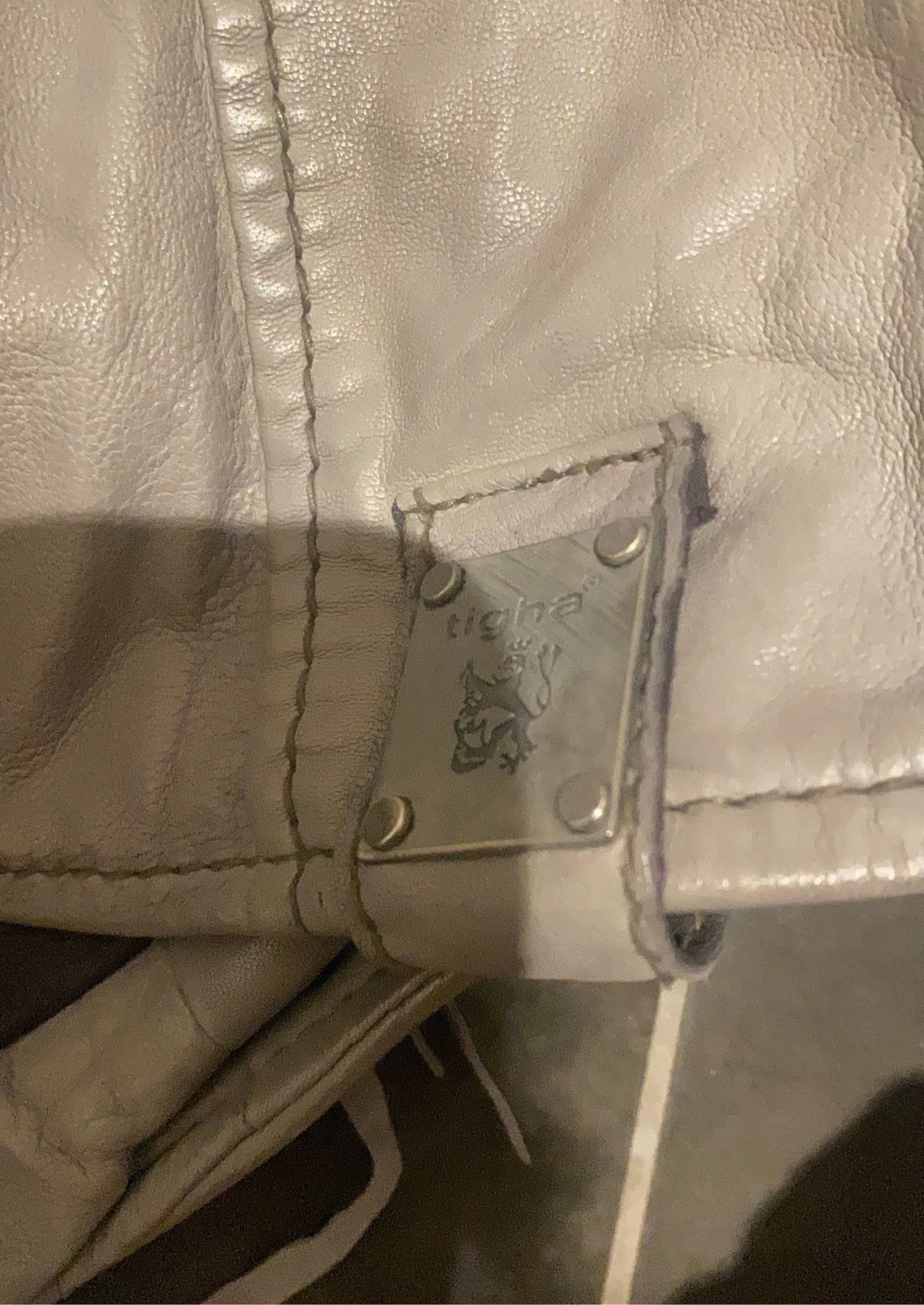 tigha Tigha Leather Jacket Size L / US 10 / IT 46 - 4 Thumbnail